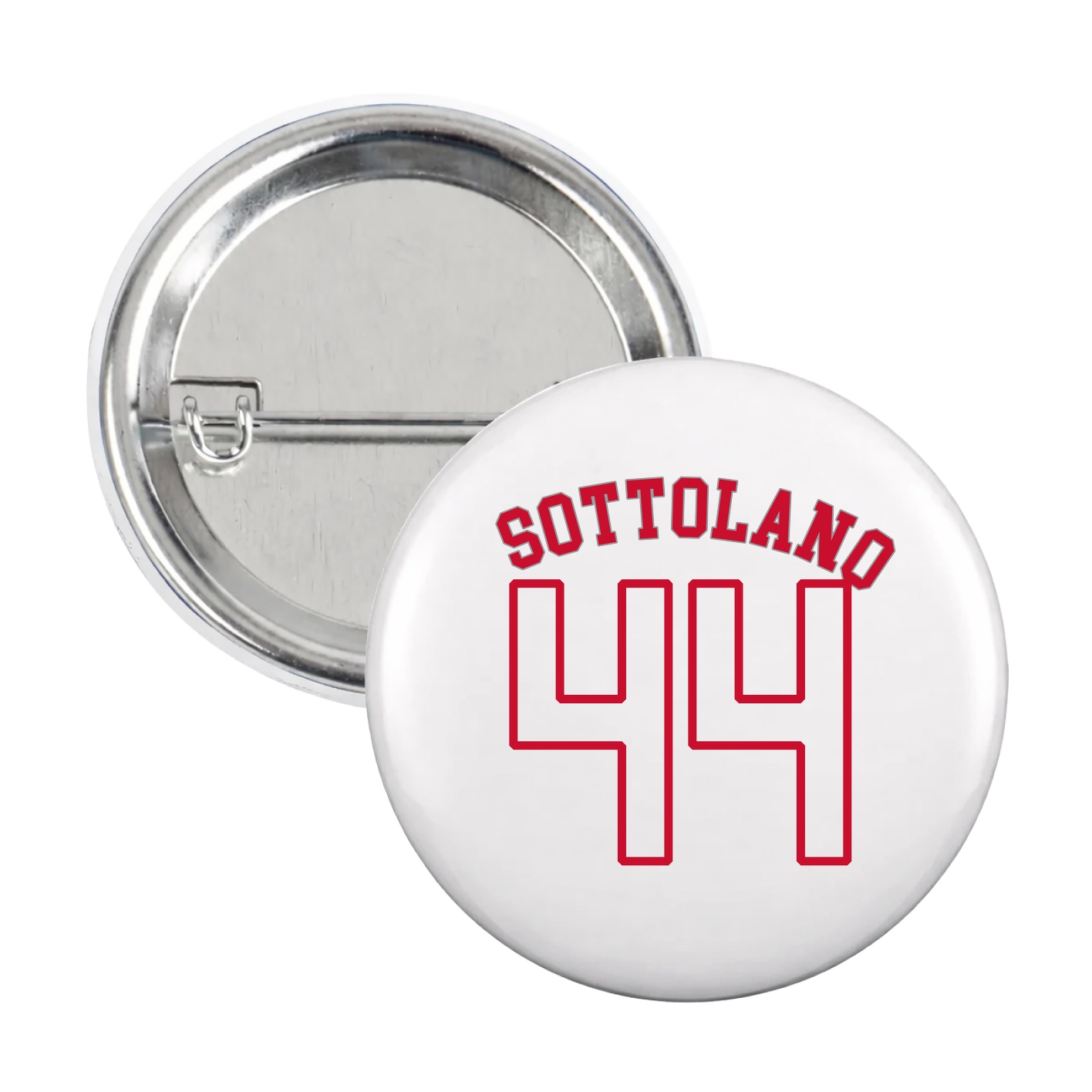 Game Day Button — Shirsey Arch in White