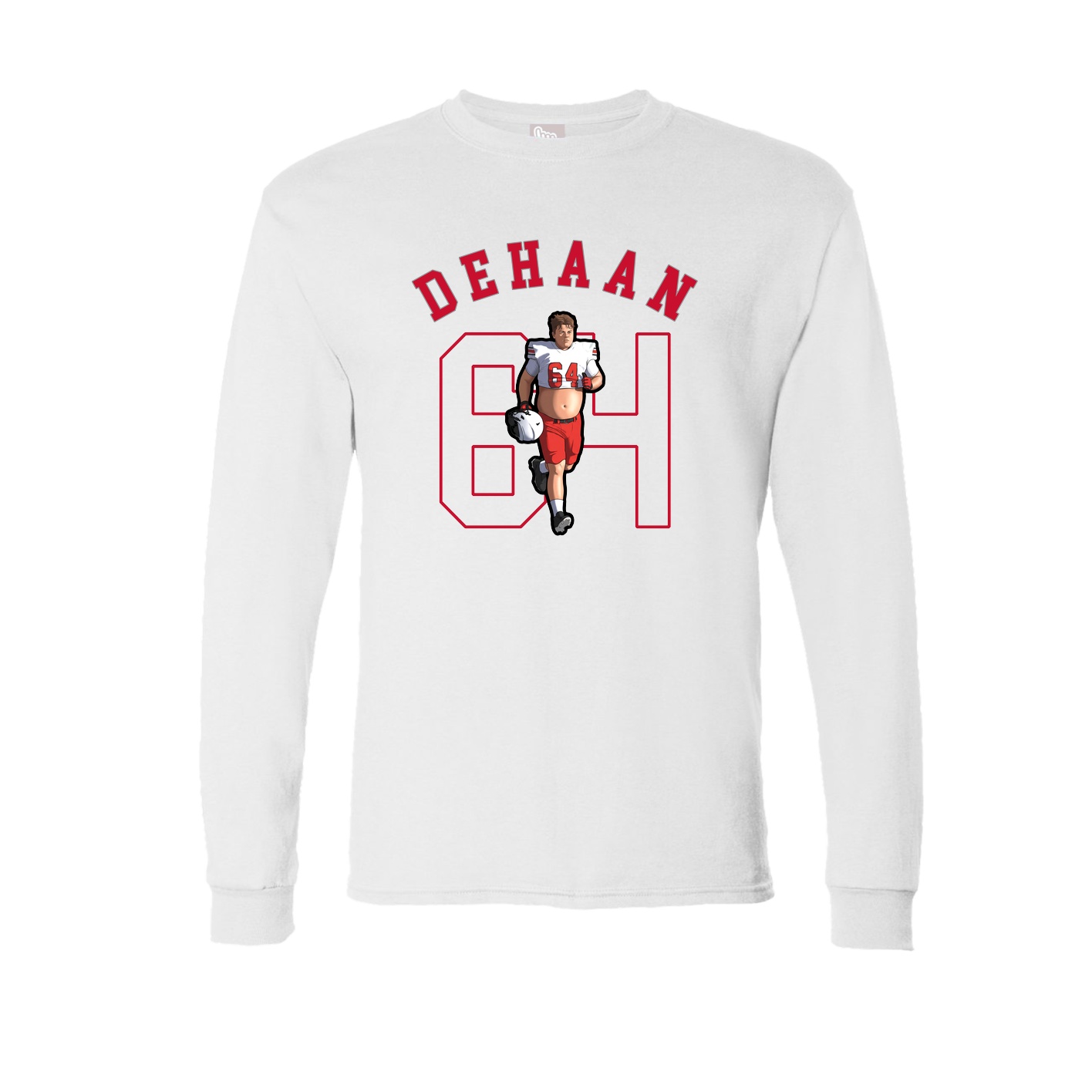 Long Sleeve Tee — Shirsey Arch in White