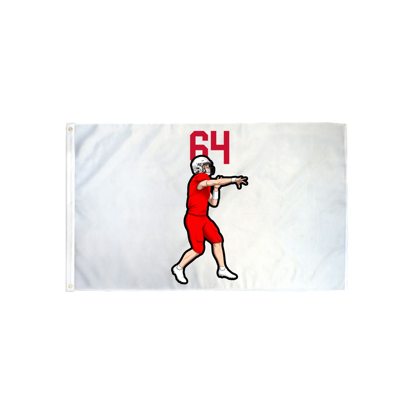 3x5 Flag — Number Top in Classic