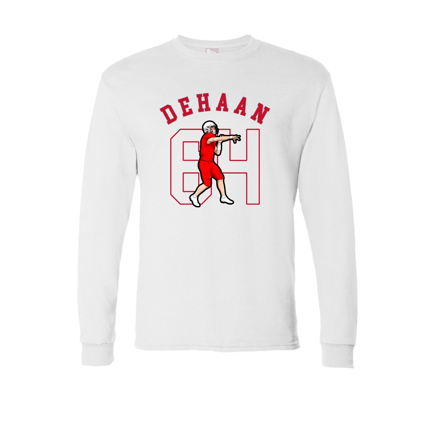 Long Sleeve Tee — Shirsey Arch in White