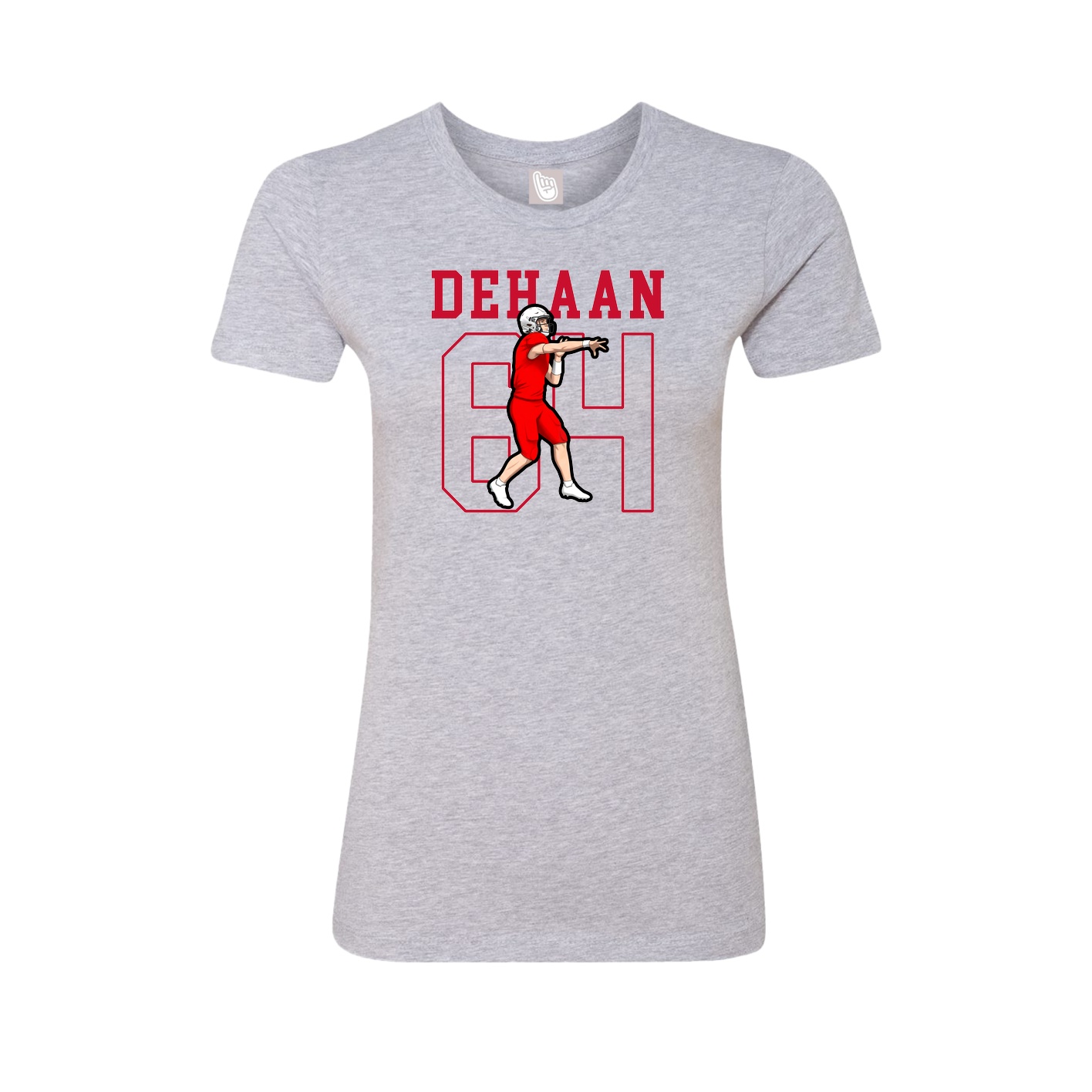 Fitted Women's Tee — Shirsey in Grey