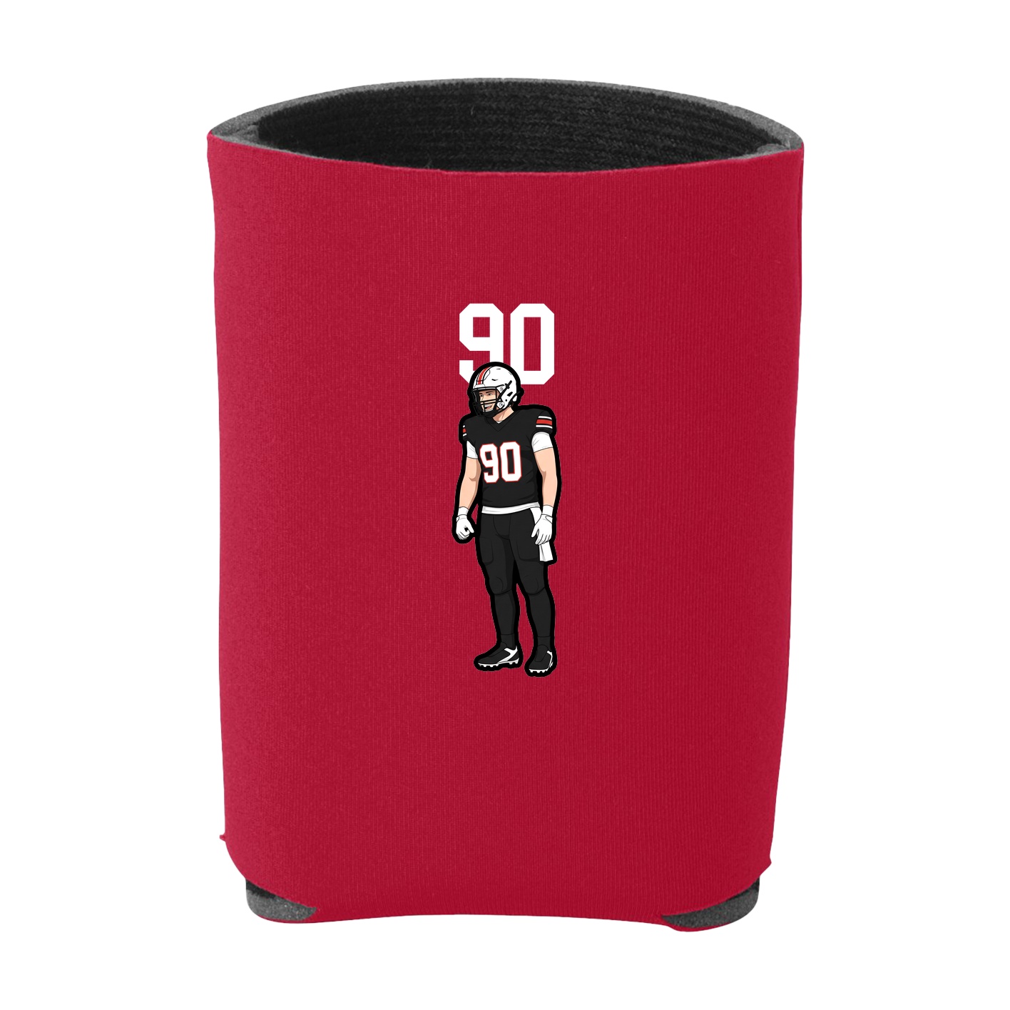 Can Holder — Number Top in Red