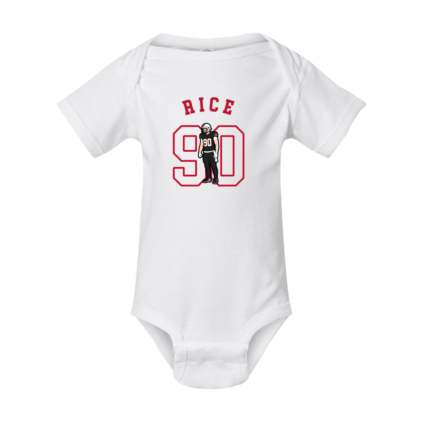 Baby Onesie — Shirsey Arch in White