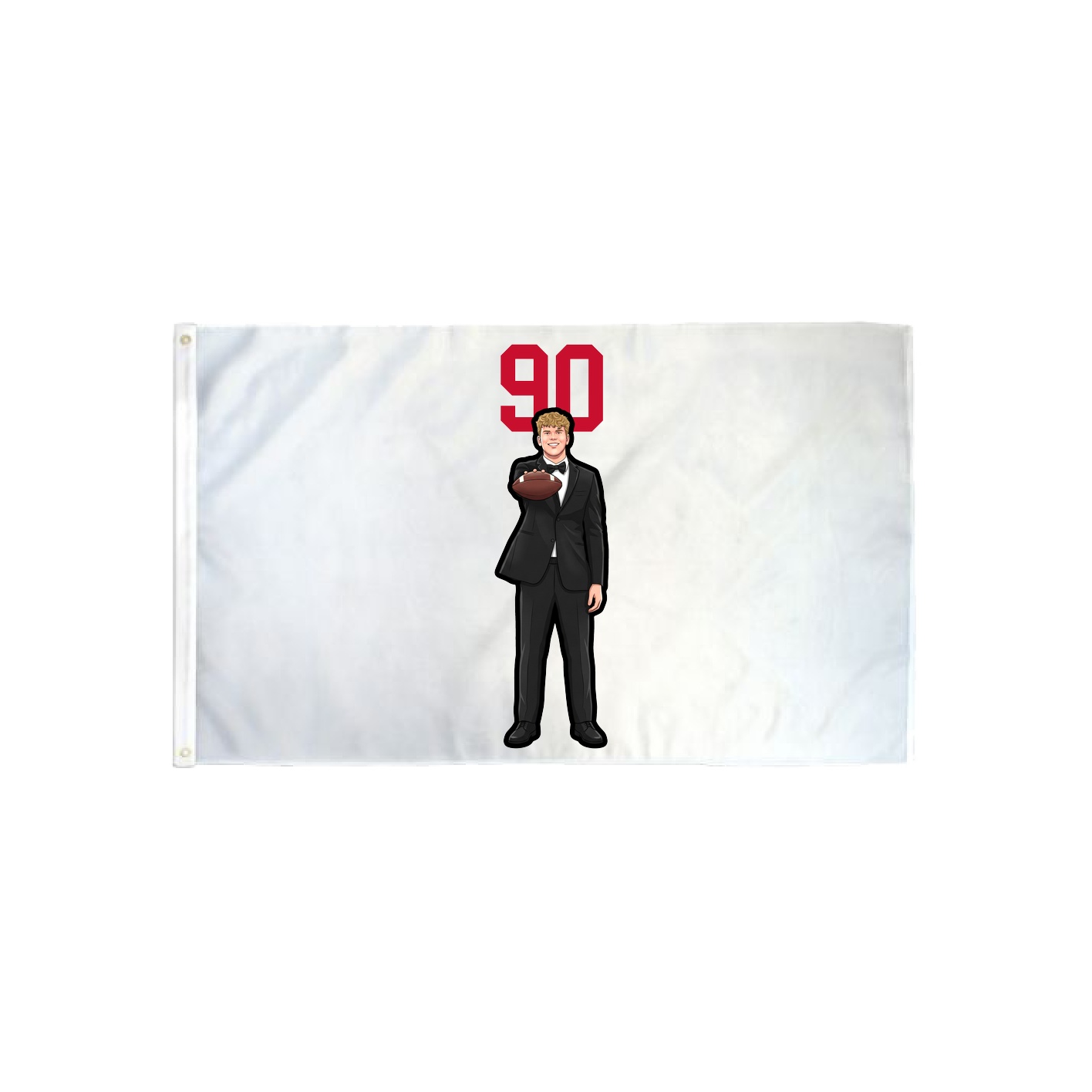 3x5 Flag — Number Top in Classic