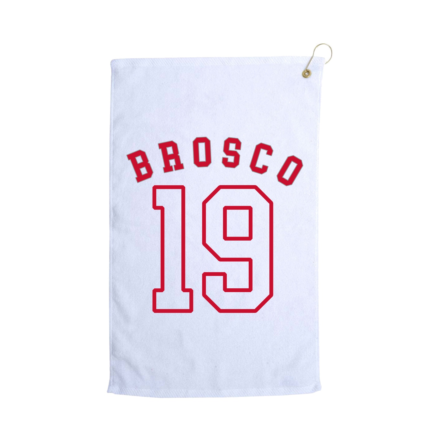 Golf Towel — Shirsey Arch in White