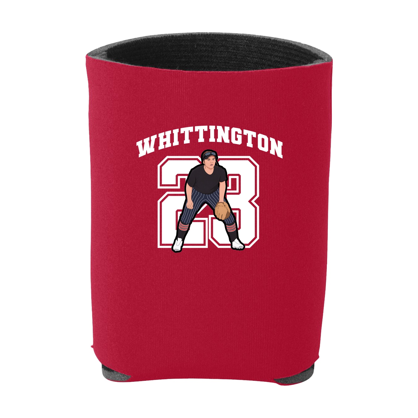 Can Holder — Number in Red