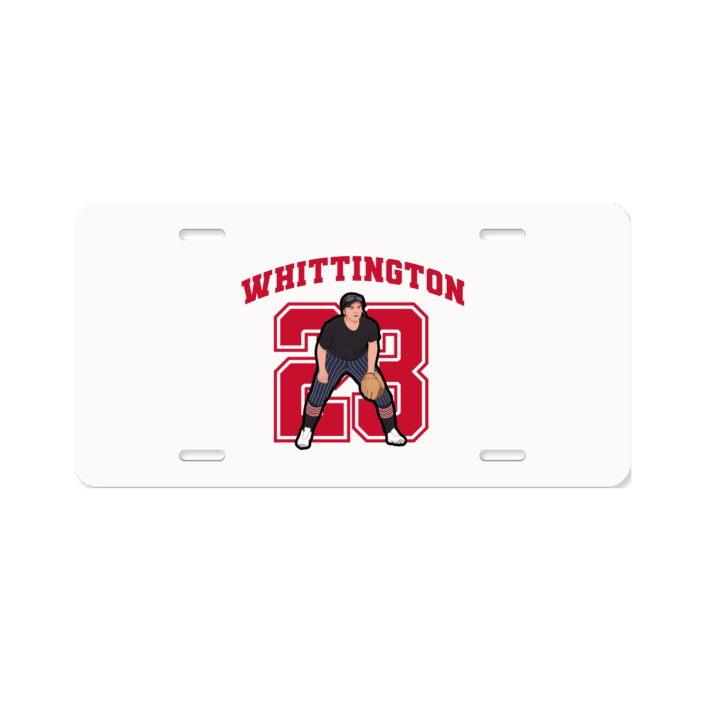 License Plate — Number in Classic