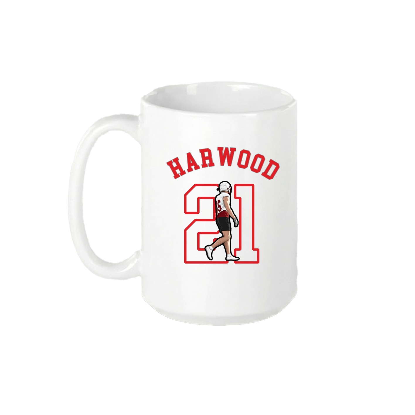 15oz Coffee Mug — Shirsey Arch in White
