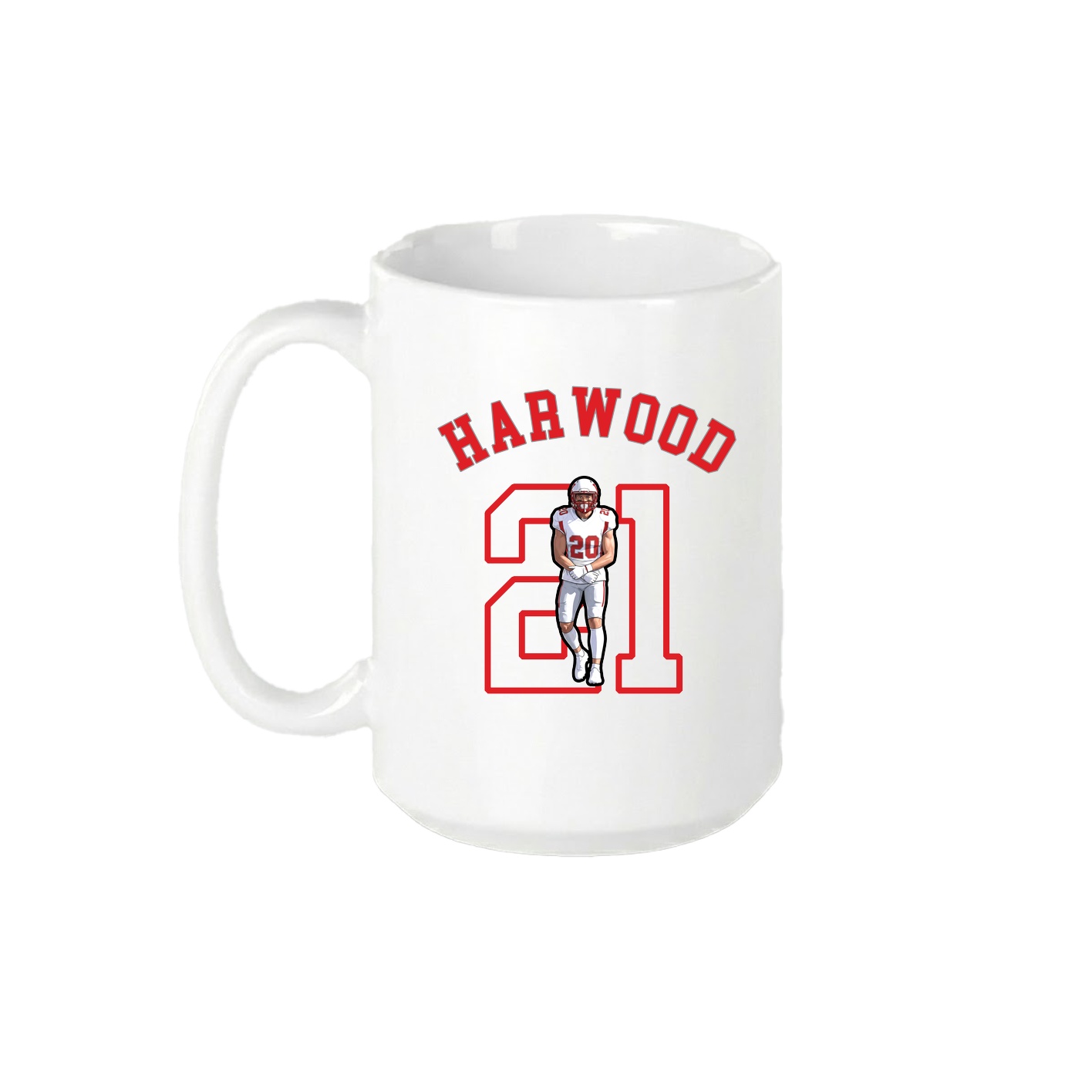 15oz Coffee Mug — Shirsey Arch in White