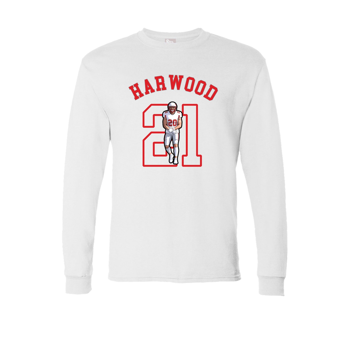 Long Sleeve Tee — Shirsey Arch in White