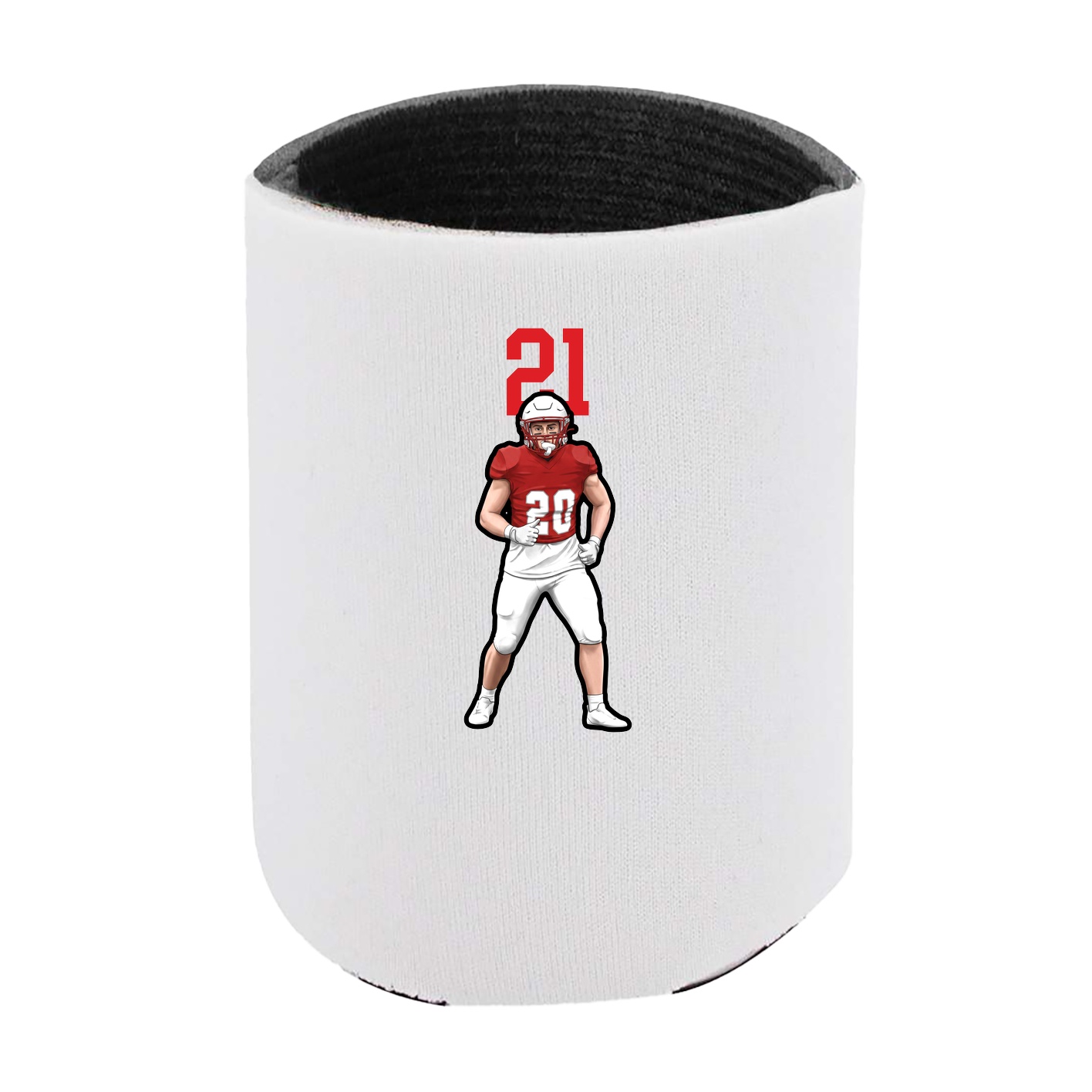 Can Holder — Number Top in White