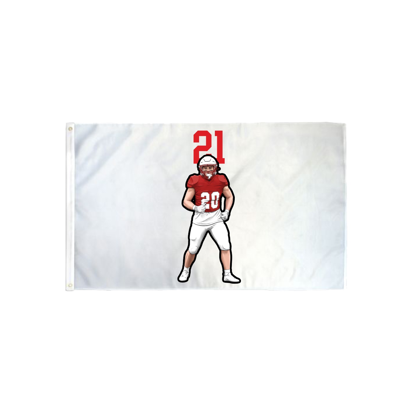 3x5 Flag — Number Top in Classic