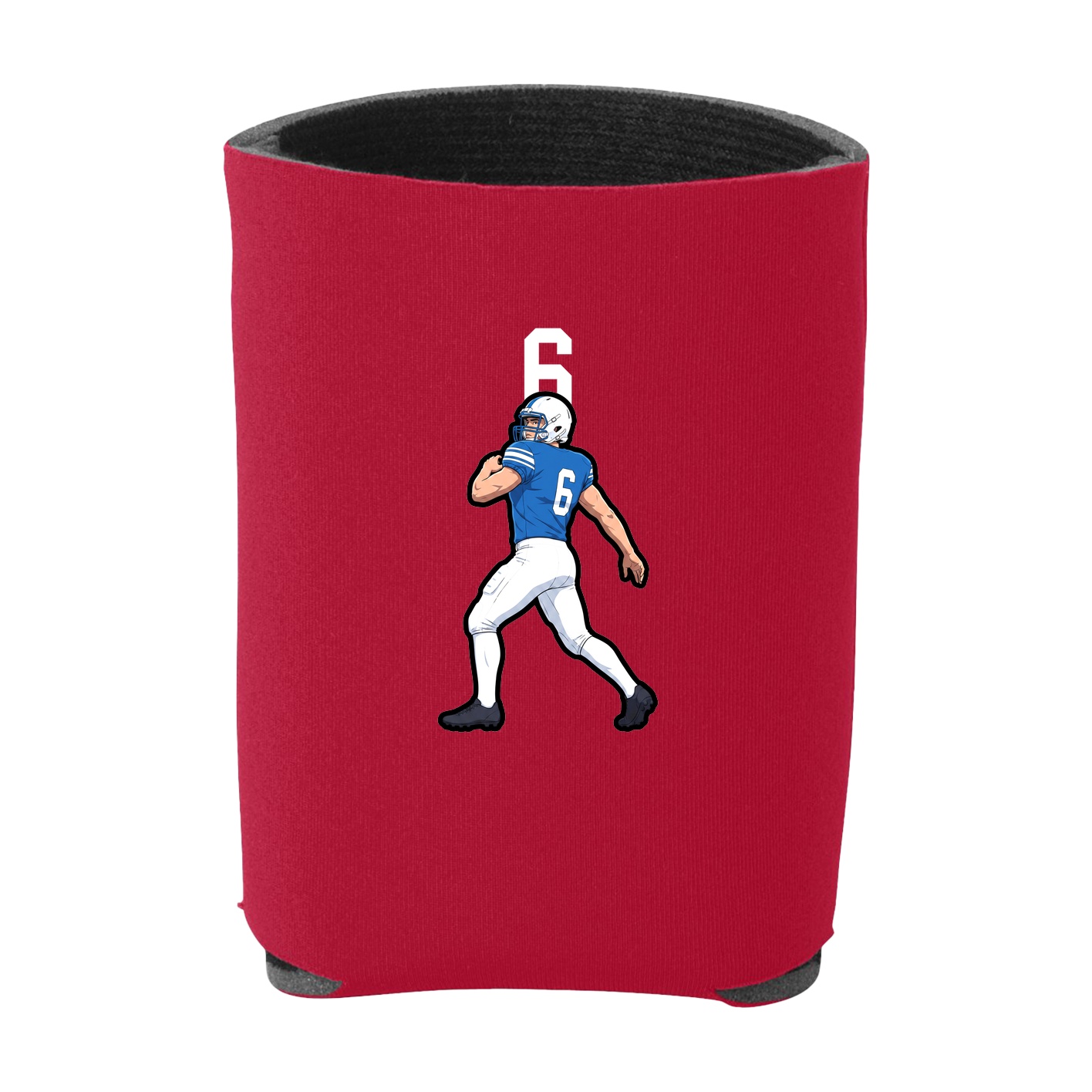 Can Holder — Number Top in Red