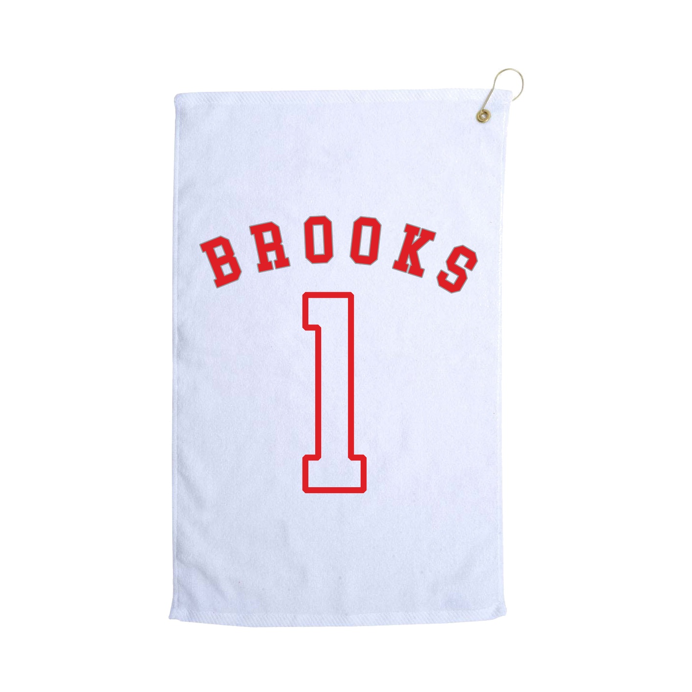 Golf Towel — Shirsey Arch in White