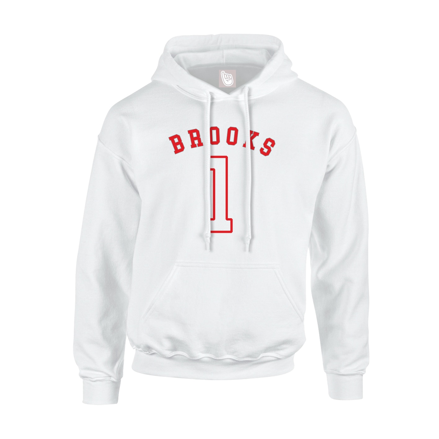 Youth Hoodie — Shirsey Arch in White