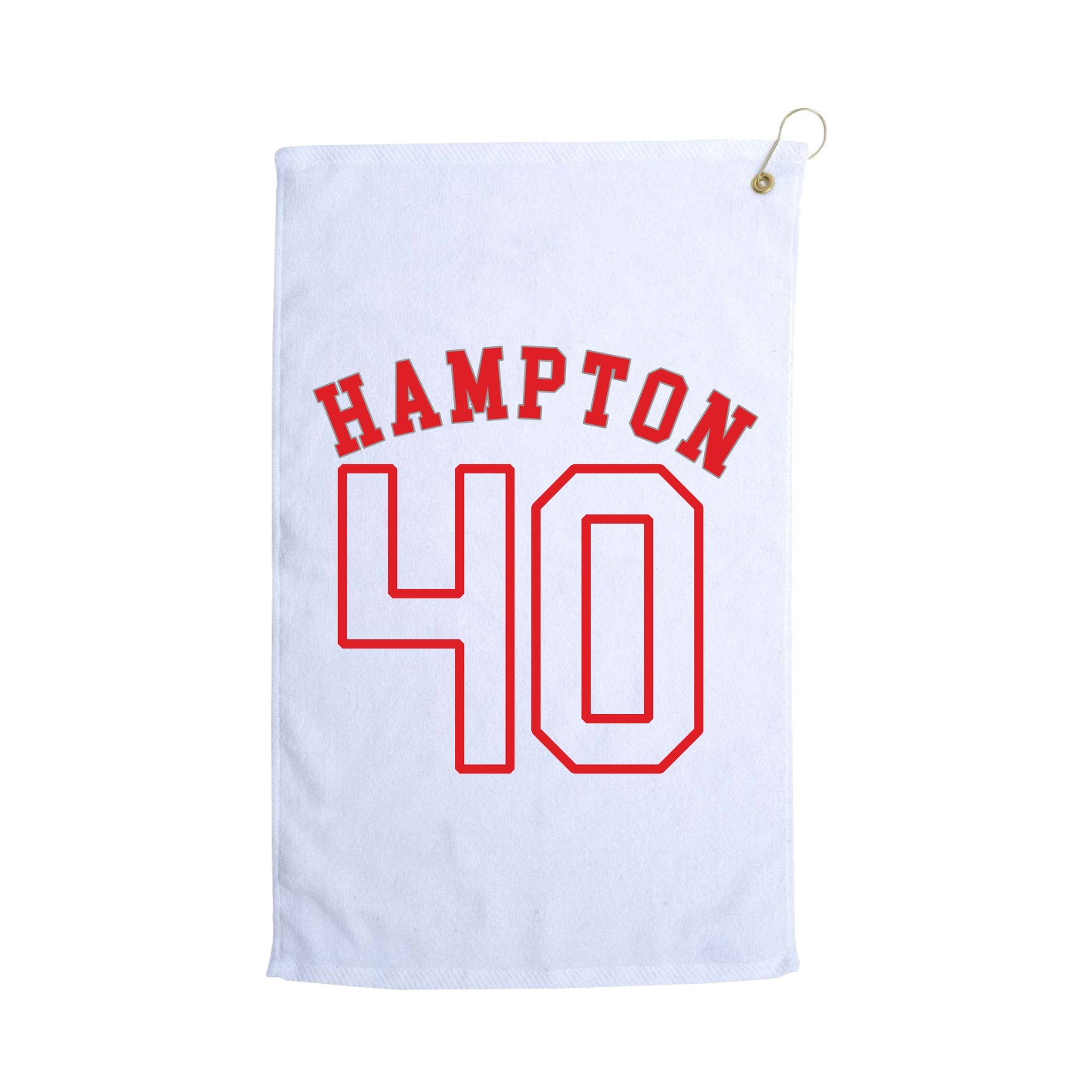 Golf Towel — Shirsey Arch in White