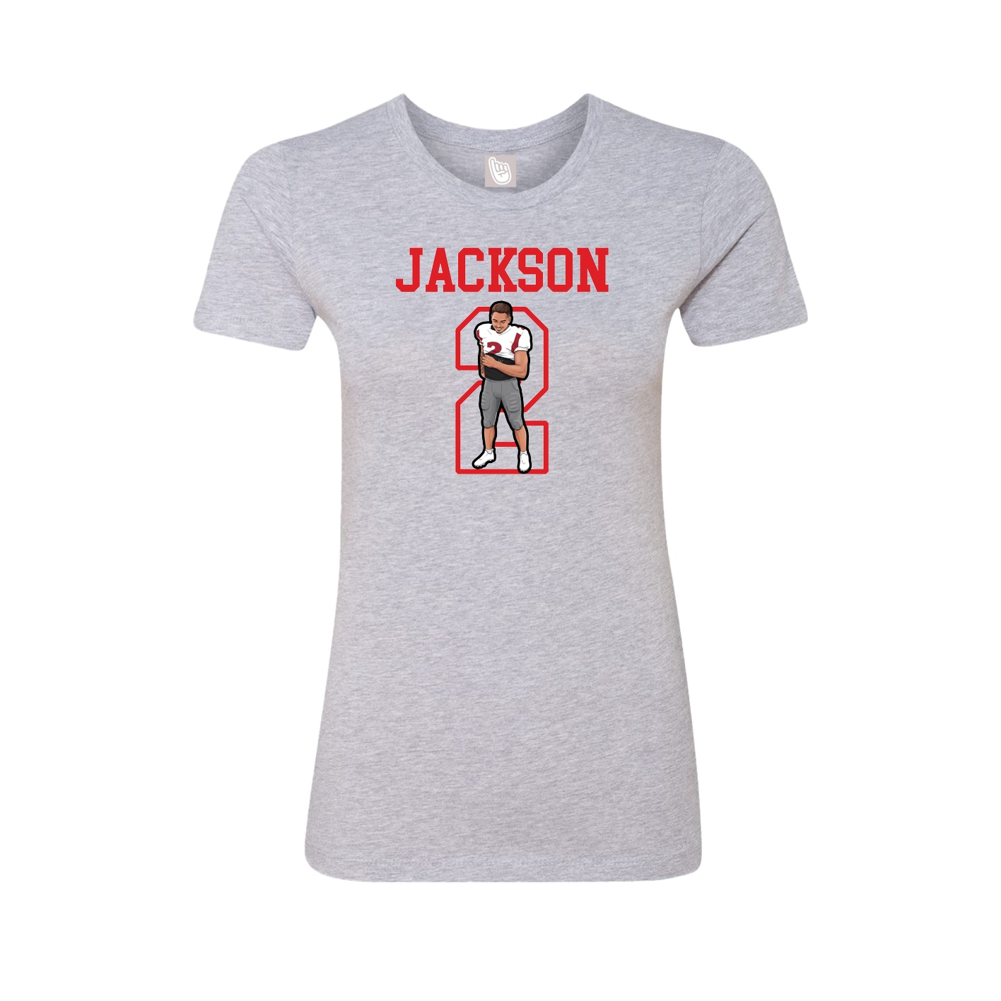 Fitted Women's Tee — Shirsey in Grey