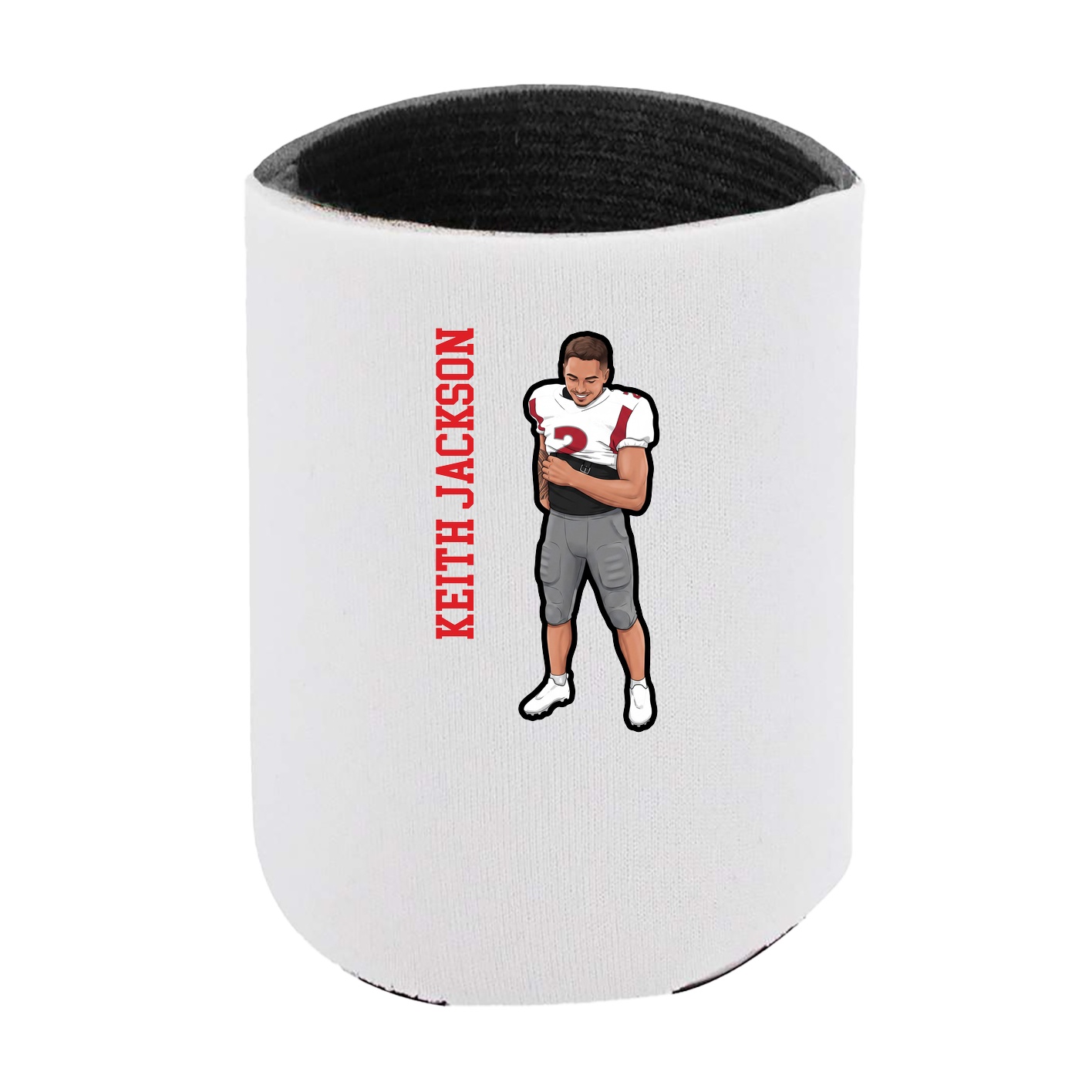 Can Holder — Name Vertical in White
