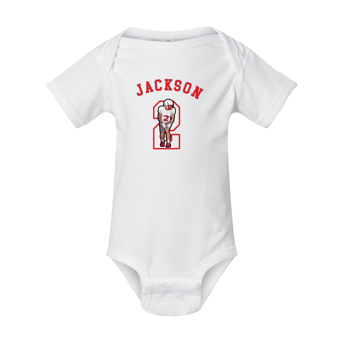 Baby Onesie — Shirsey Arch in White