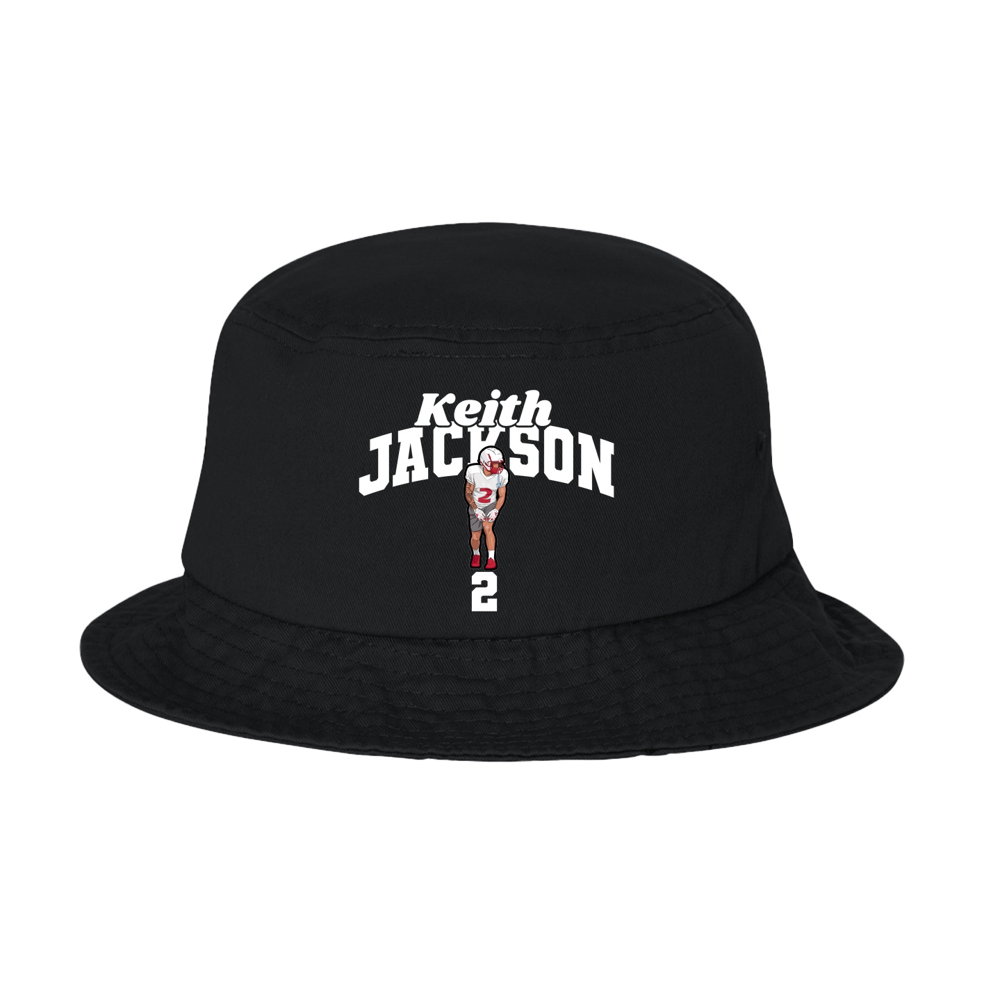 Bucket Cap — Signature Arch in Black