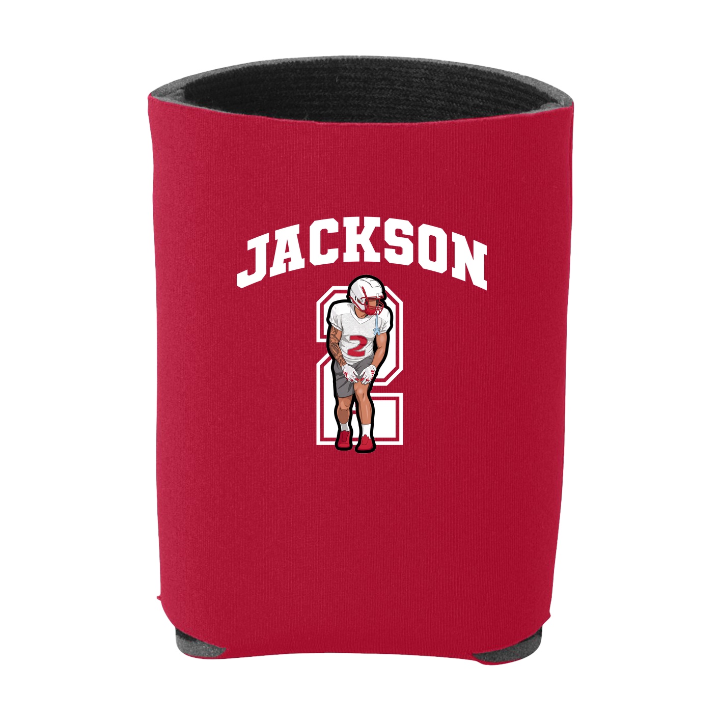 Can Holder — Number in Red