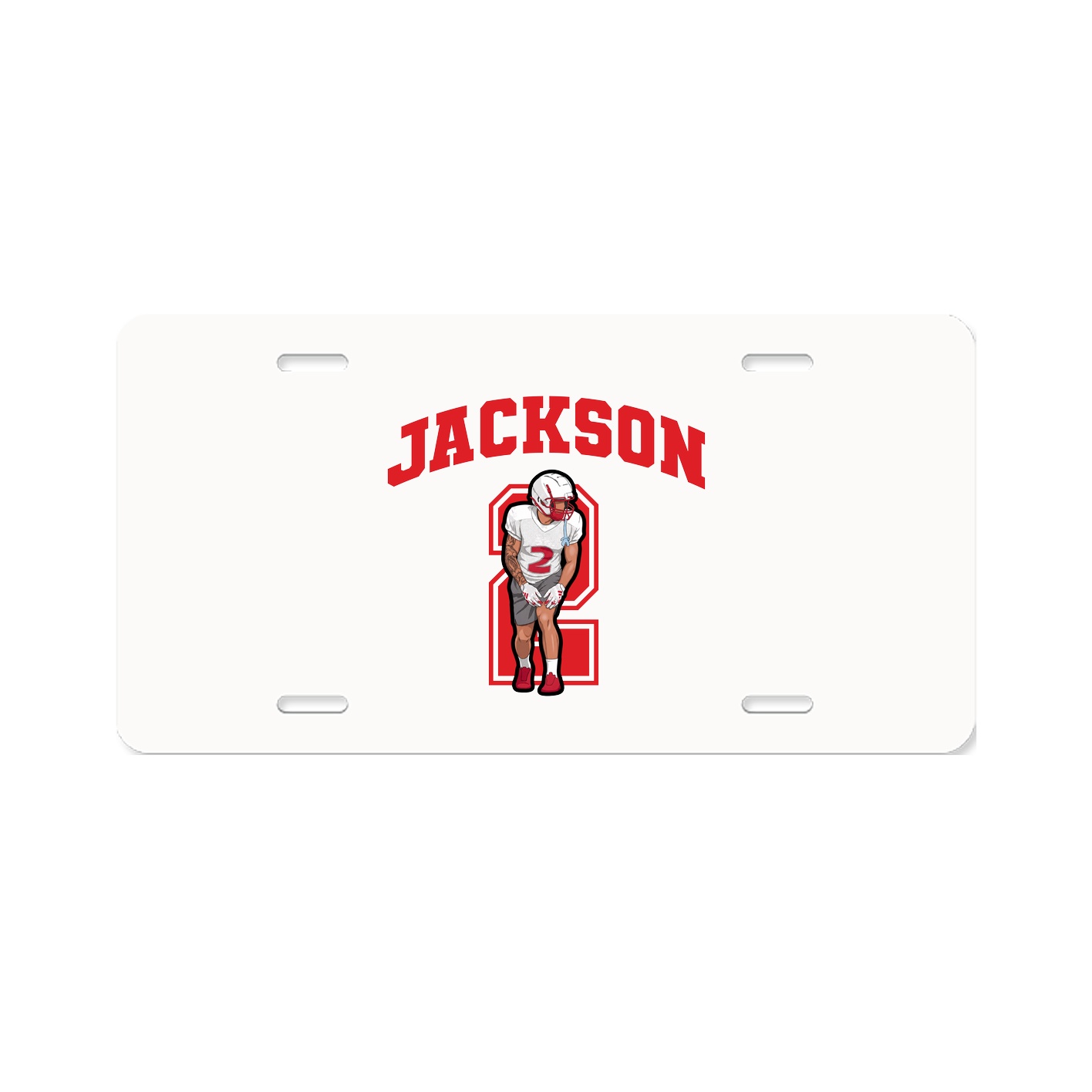 License Plate — Number in Classic