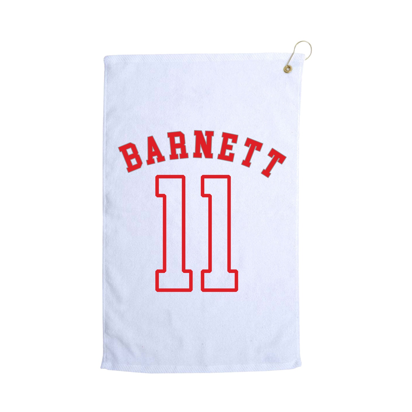 Golf Towel — Shirsey Arch in White