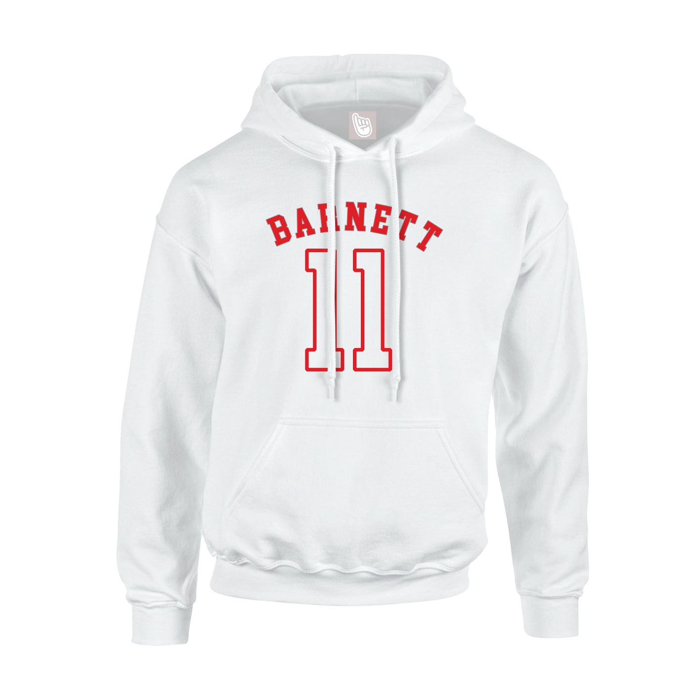 Hoodie — Shirsey Arch in White
