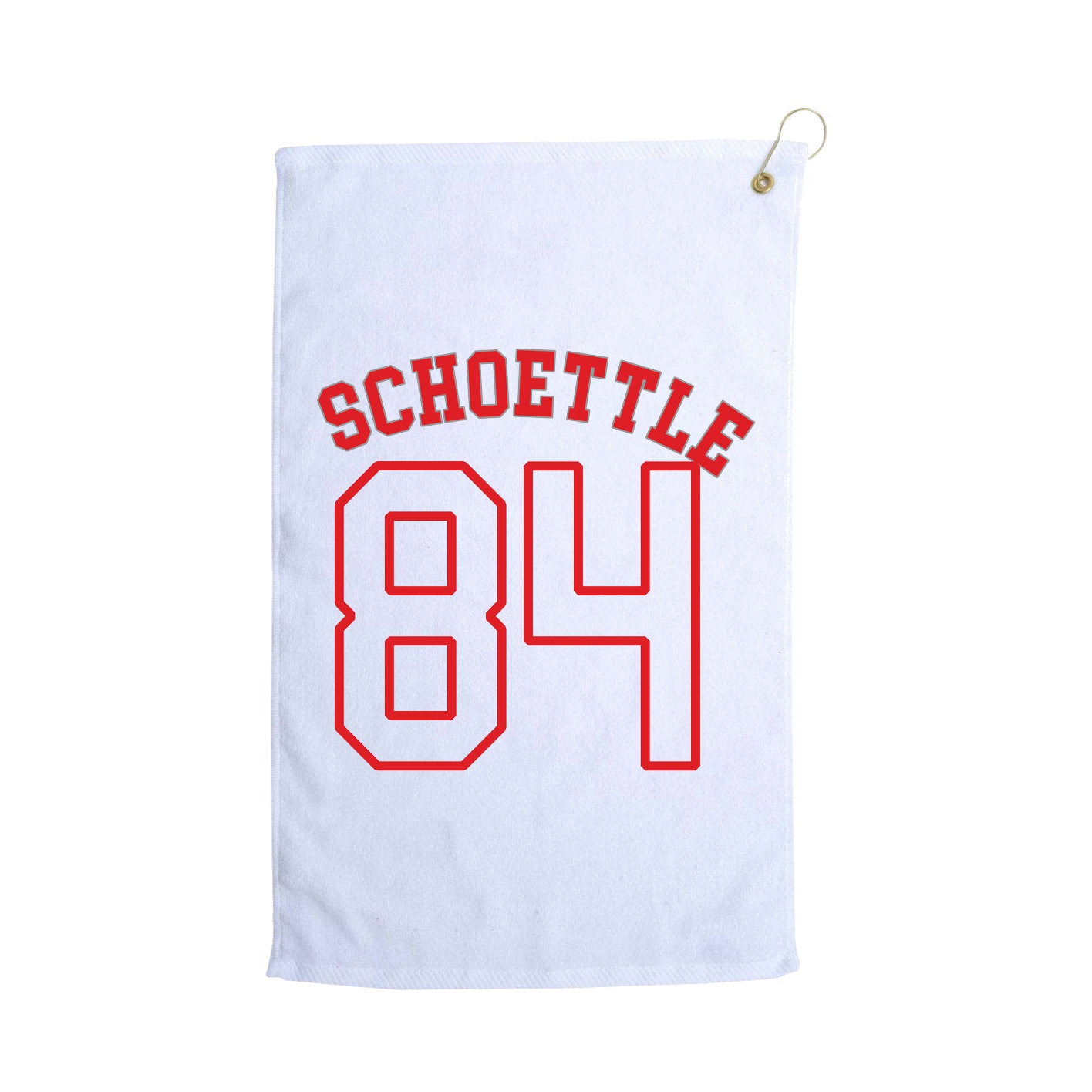 Golf Towel — Shirsey Arch in White