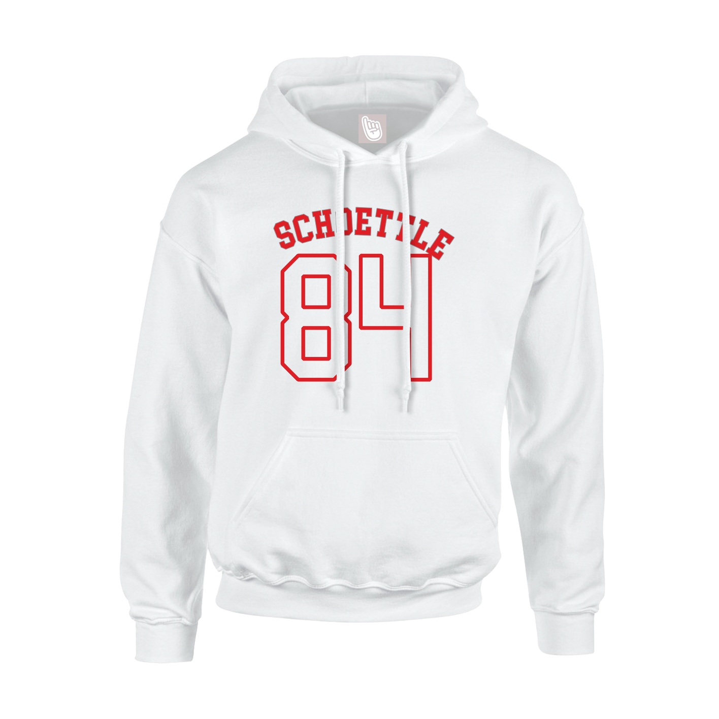 Hoodie — Shirsey Arch in White