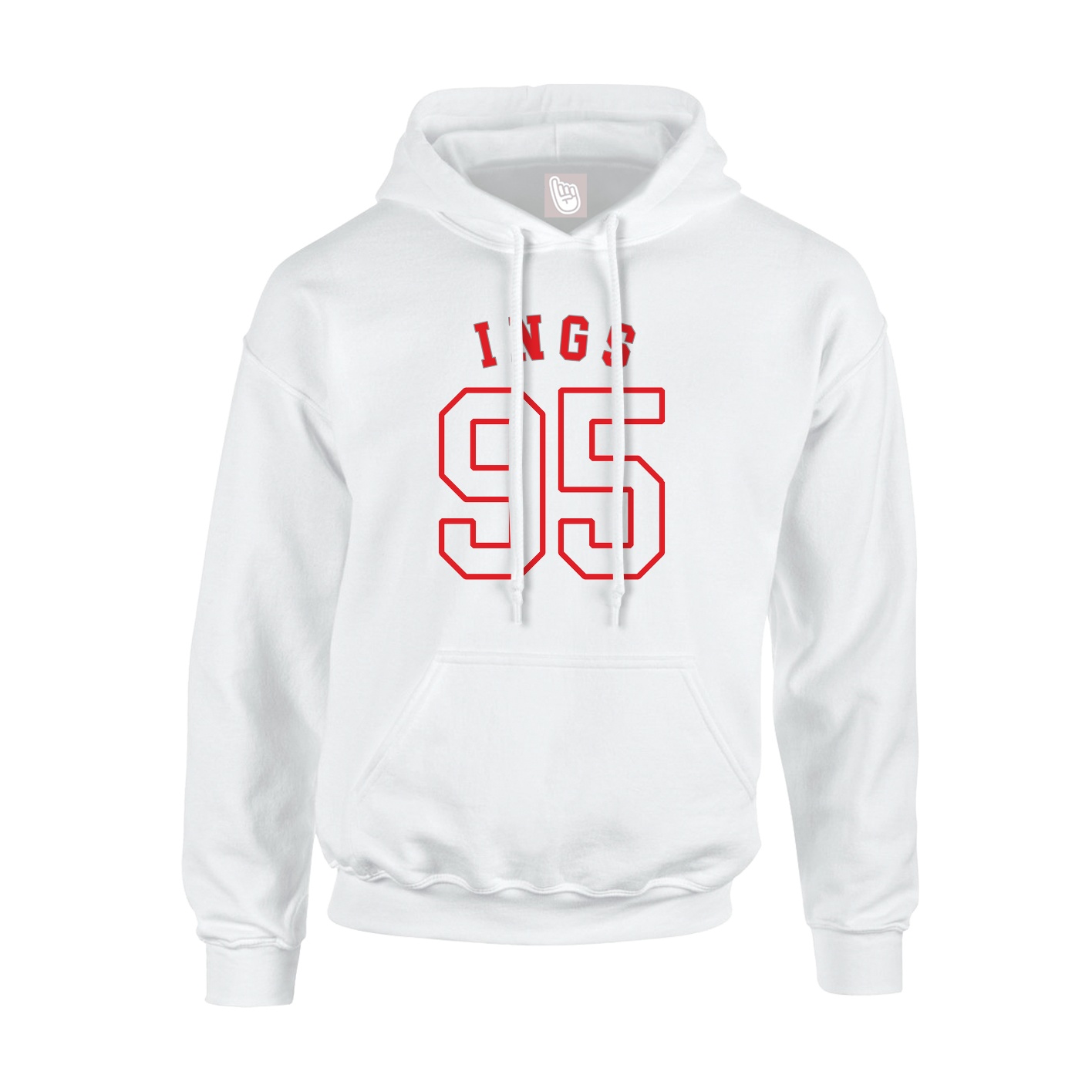 Hoodie — Shirsey Arch in White