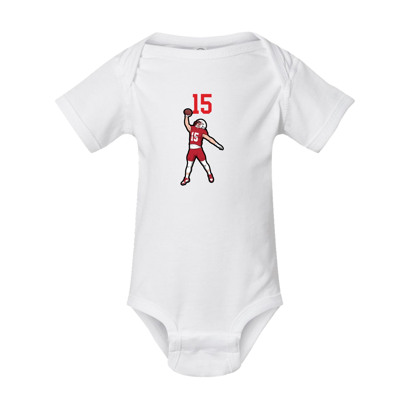 Baby Onesie — Number Top in White