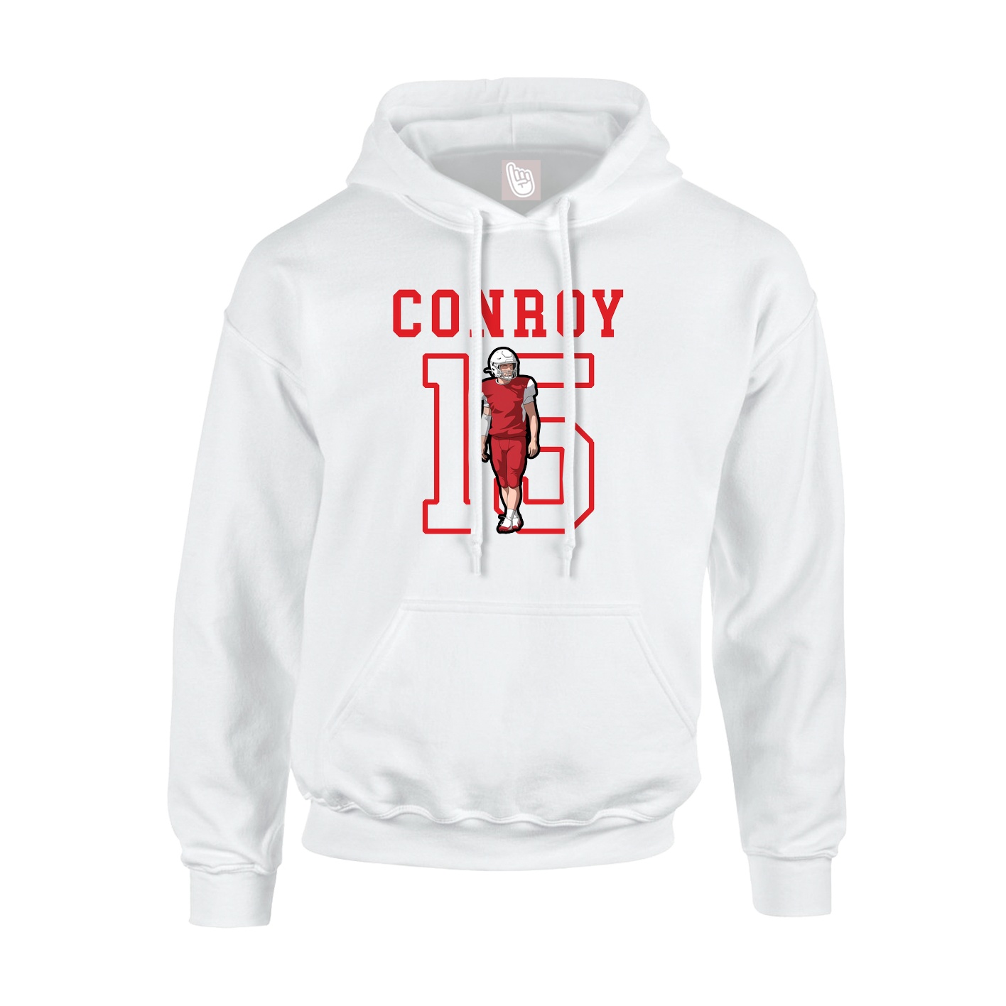 Youth Hoodie — Shirsey in White