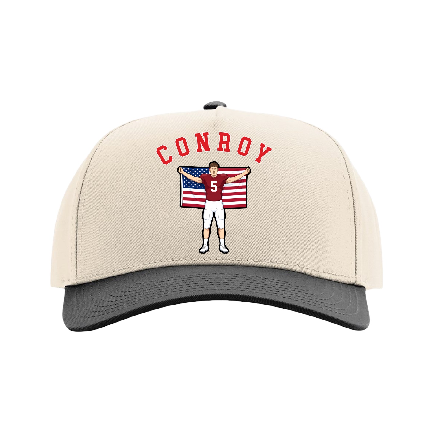 Full Fabric Five-Panel Champ Cap