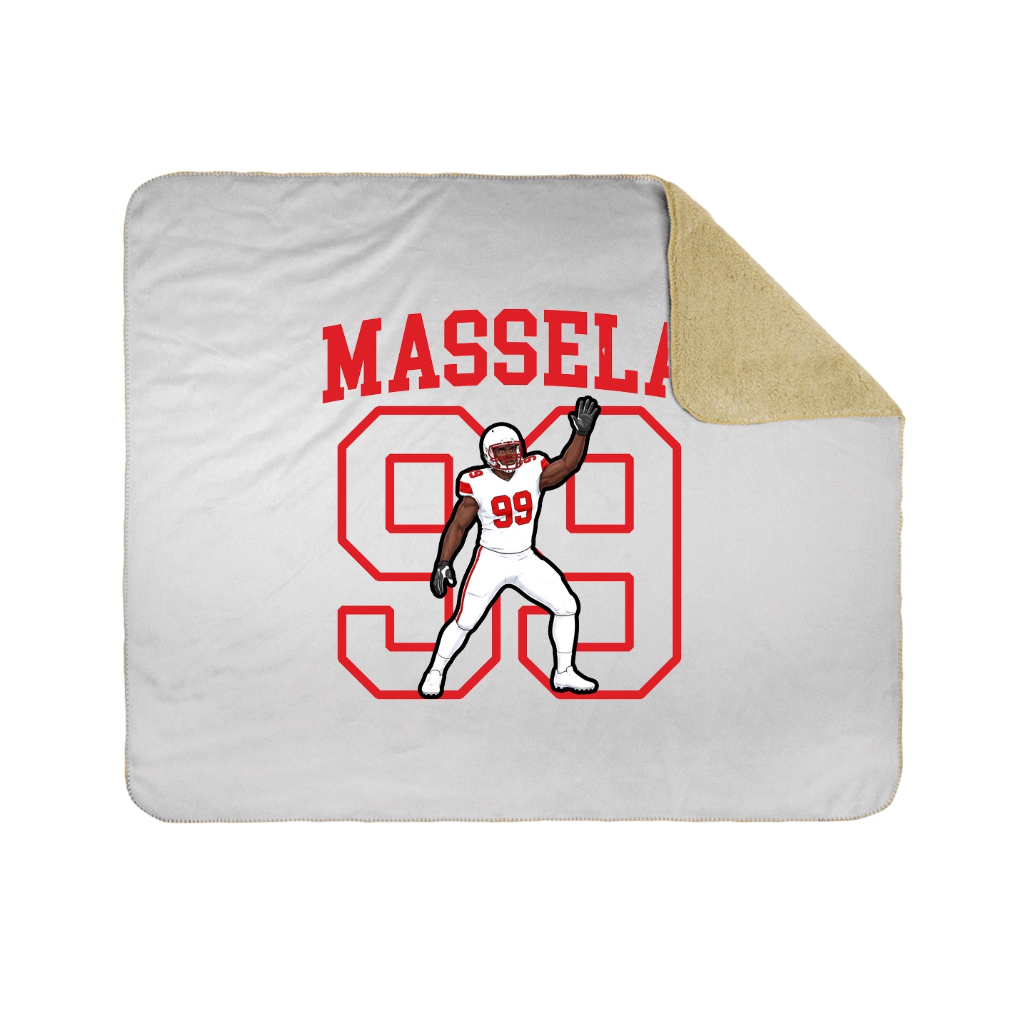 Throw Blanket — Shirsey in White