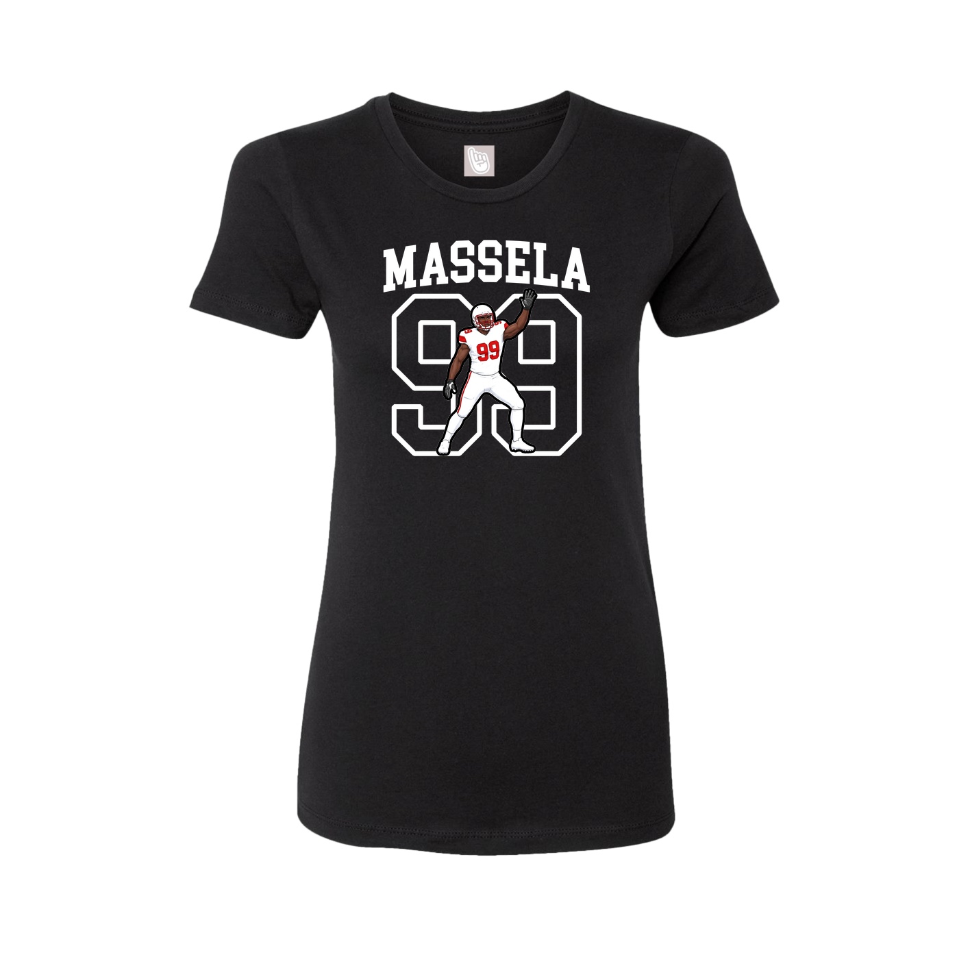 Fitted Women's Tee — Shirsey in Black