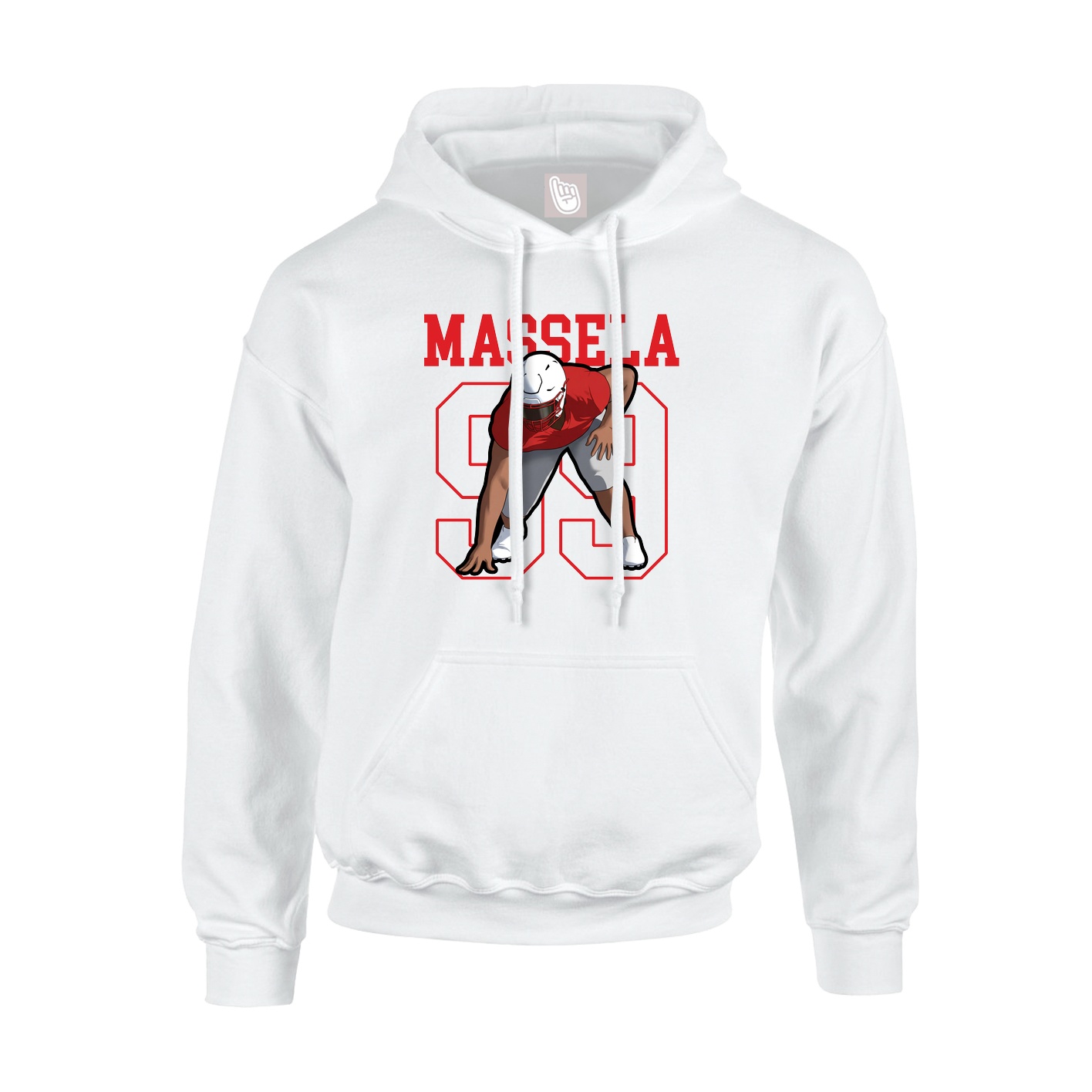 Hoodie — Shirsey in White