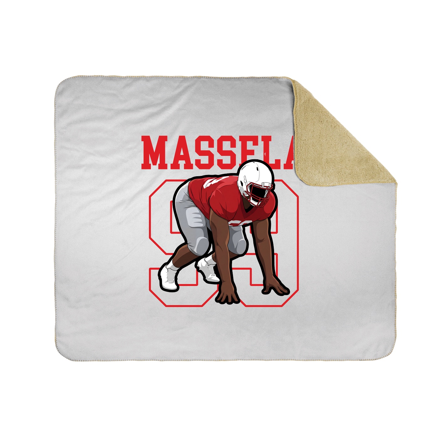 50x60 Sherpa Lined Throw Blanket