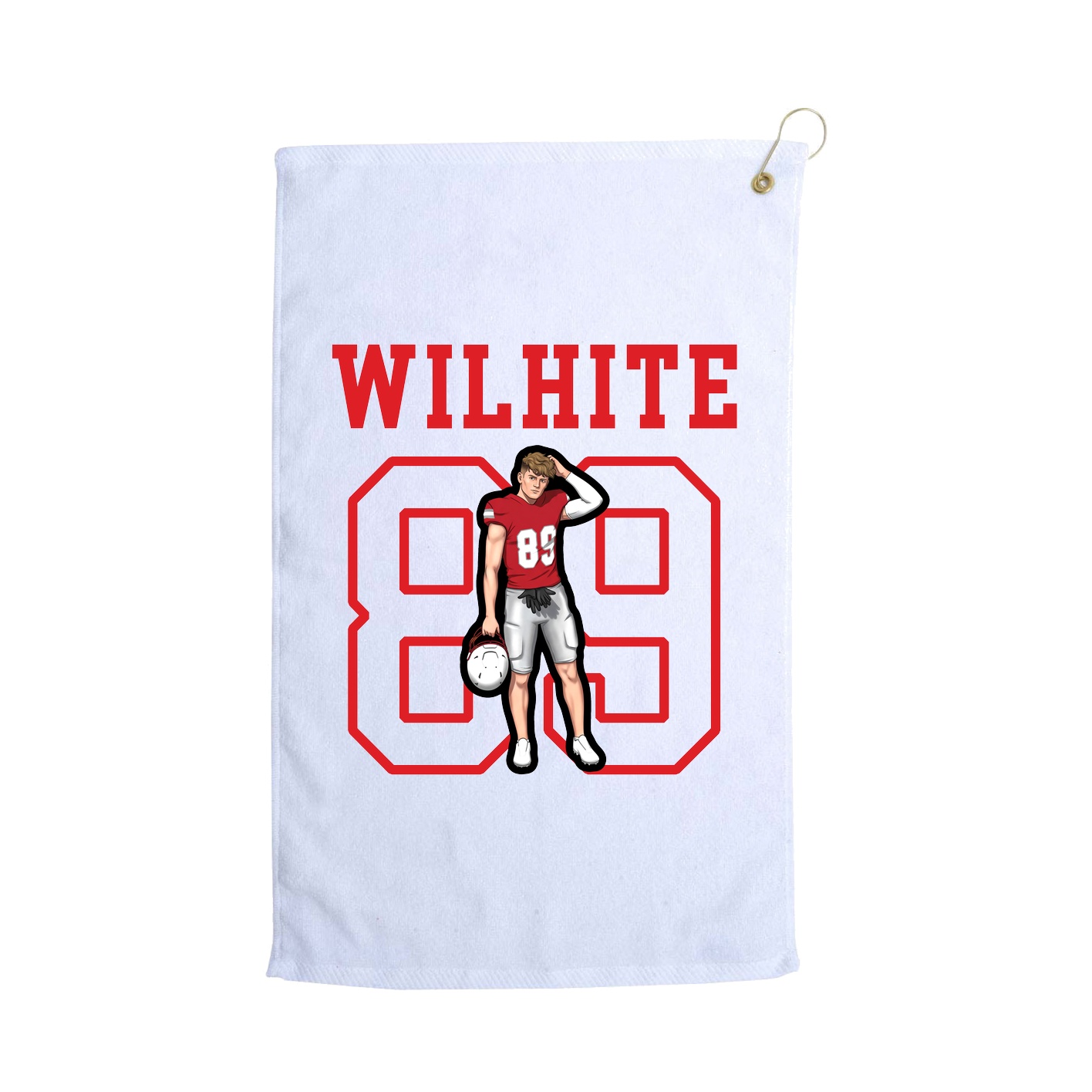 Golf Towel — Shirsey in White