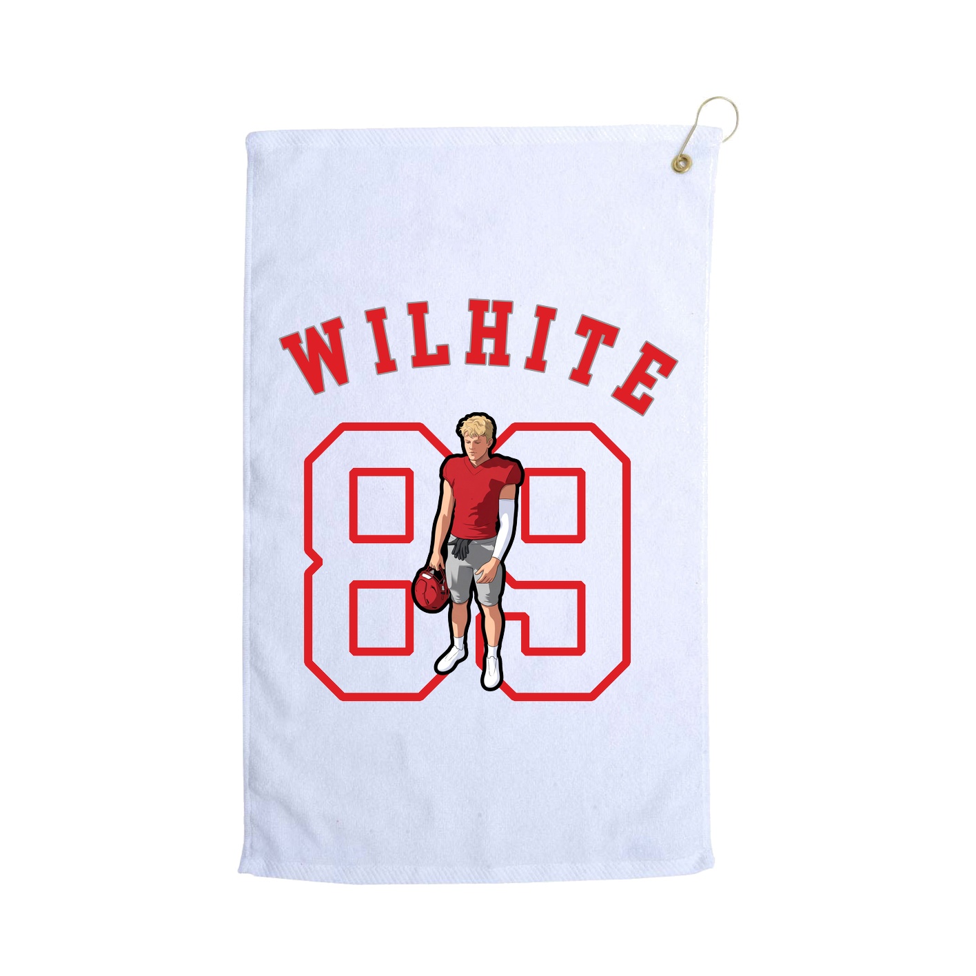 Golf Towel — Shirsey Arch in White