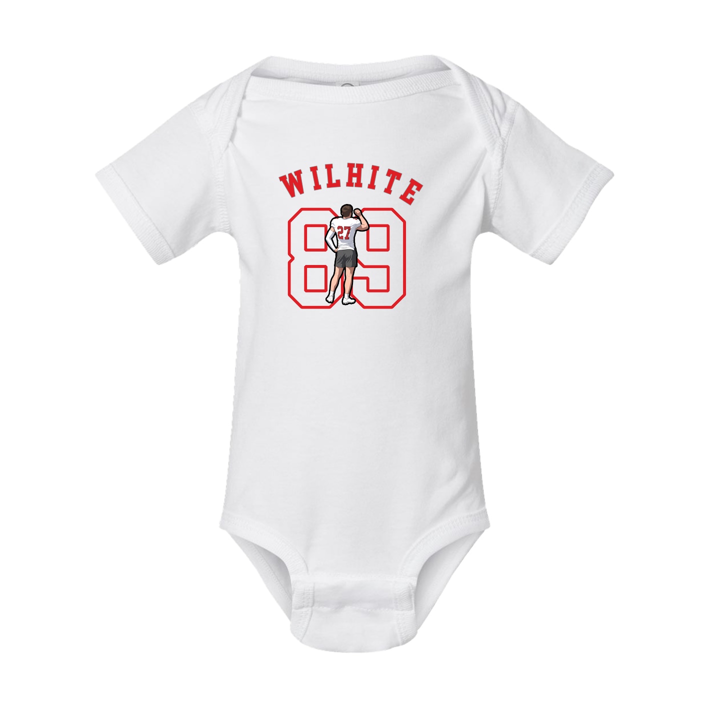 Baby Onesie — Shirsey Arch in White