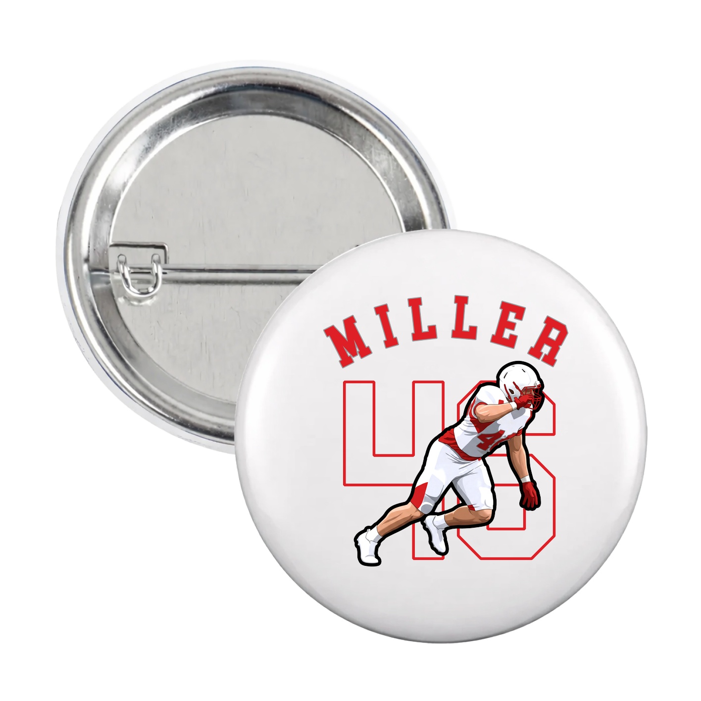 Game Day Button — Shirsey Arch in White