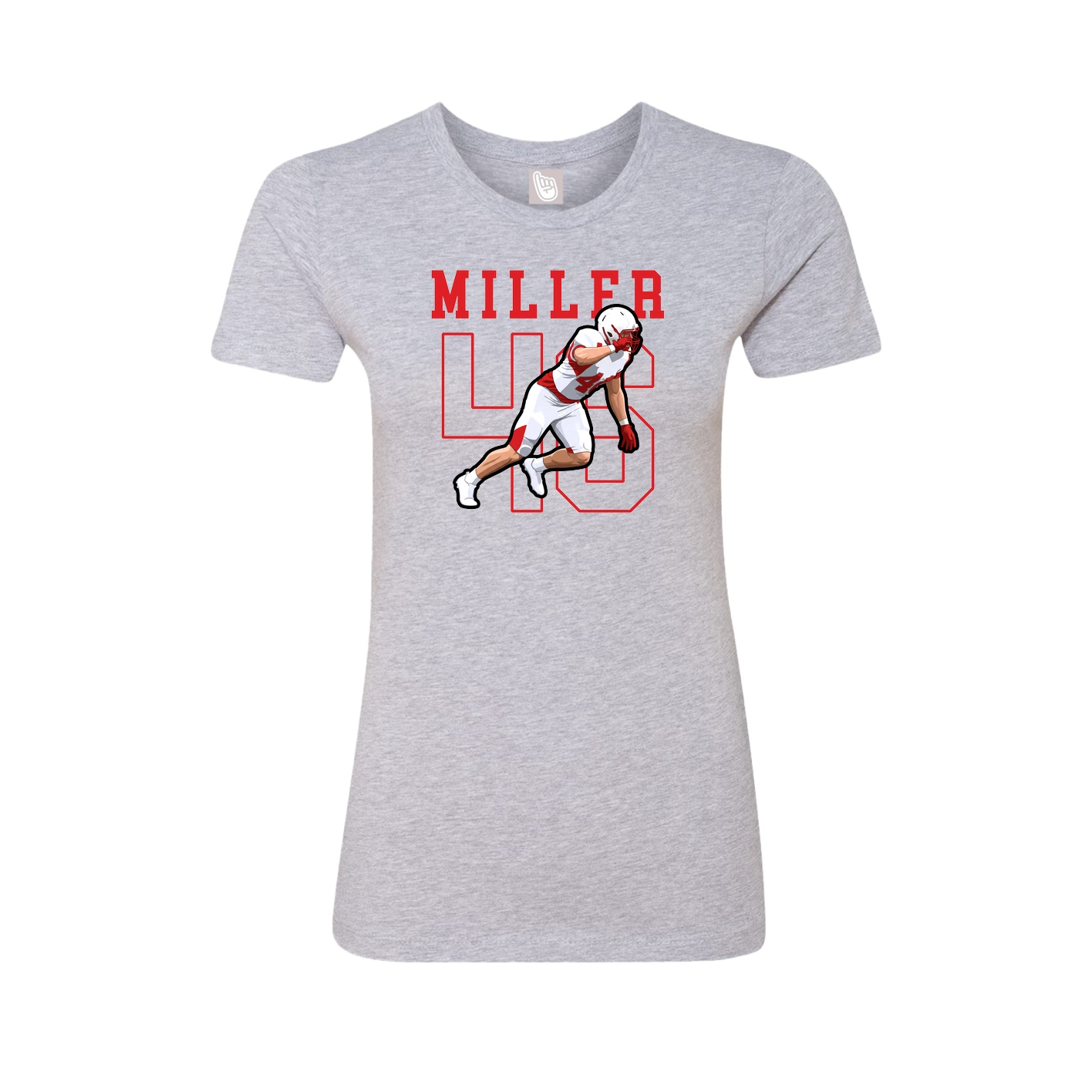 Fitted Women's Tee — Shirsey in Grey