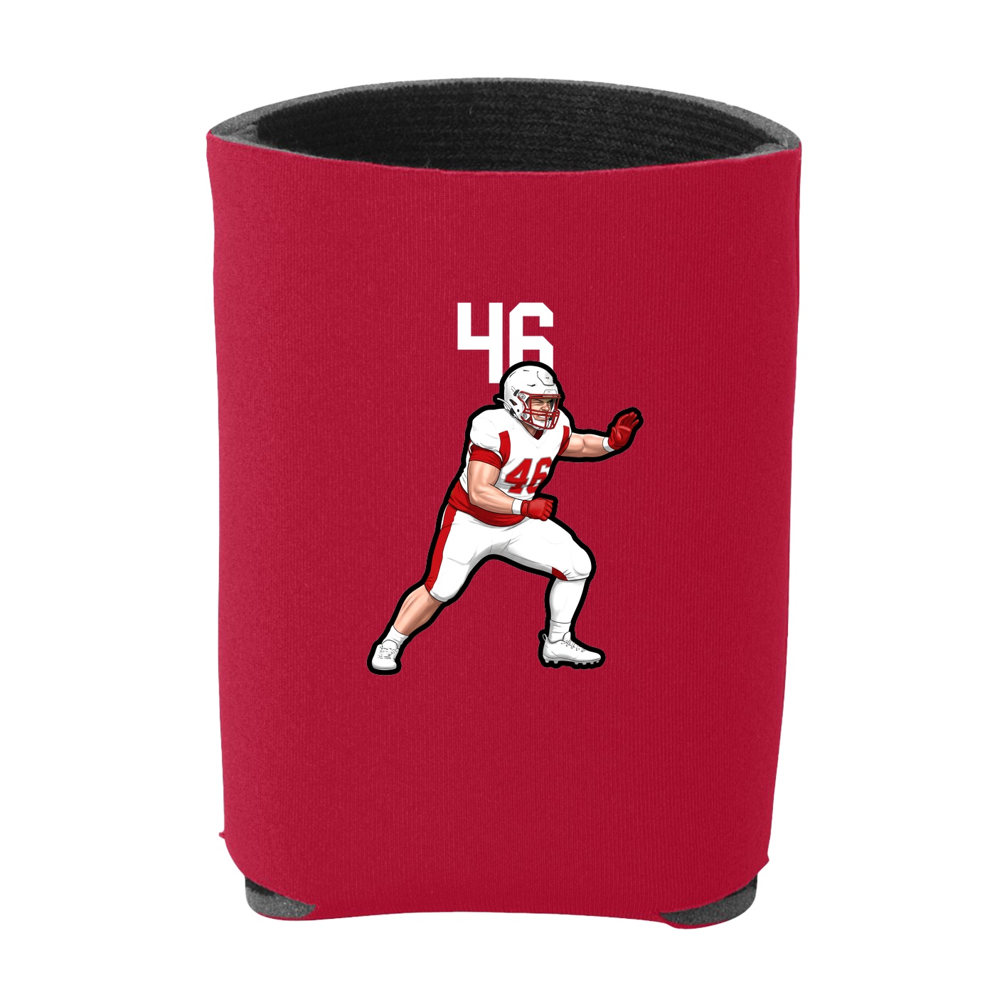 Can Holder — Number Top in Red