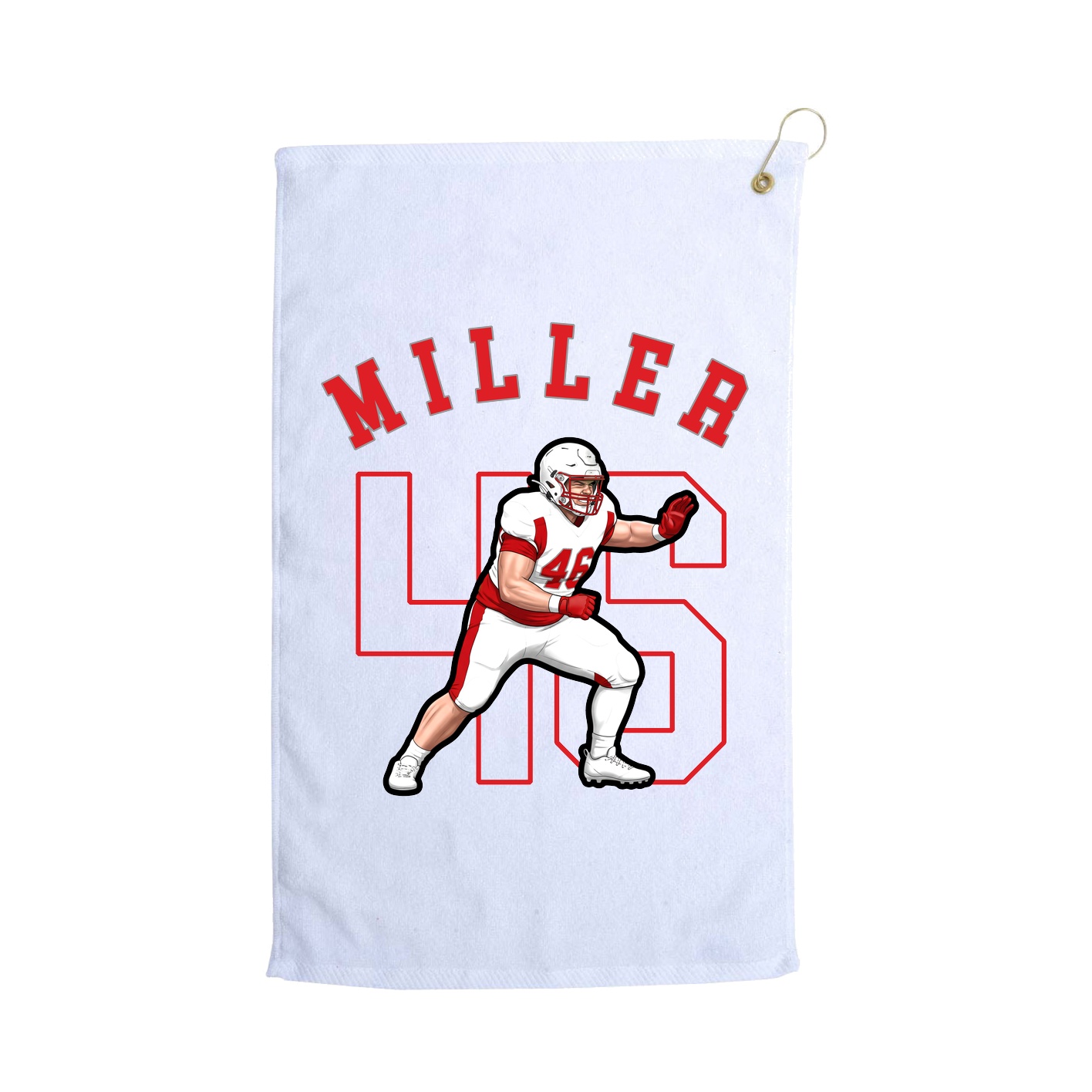 Golf Towel — Shirsey Arch in White