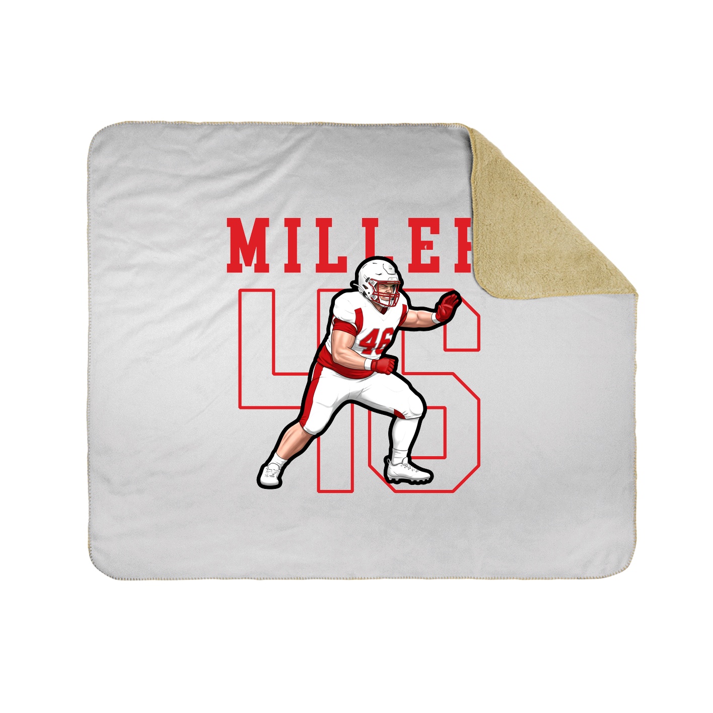 Throw Blanket — Shirsey in White