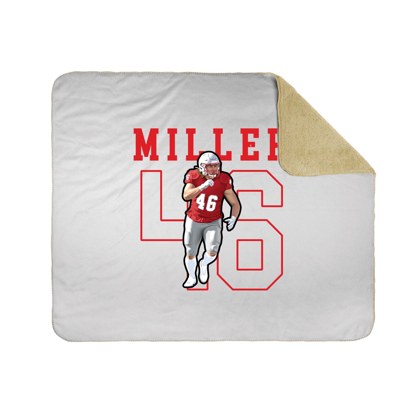 50x60 Sherpa Lined Throw Blanket