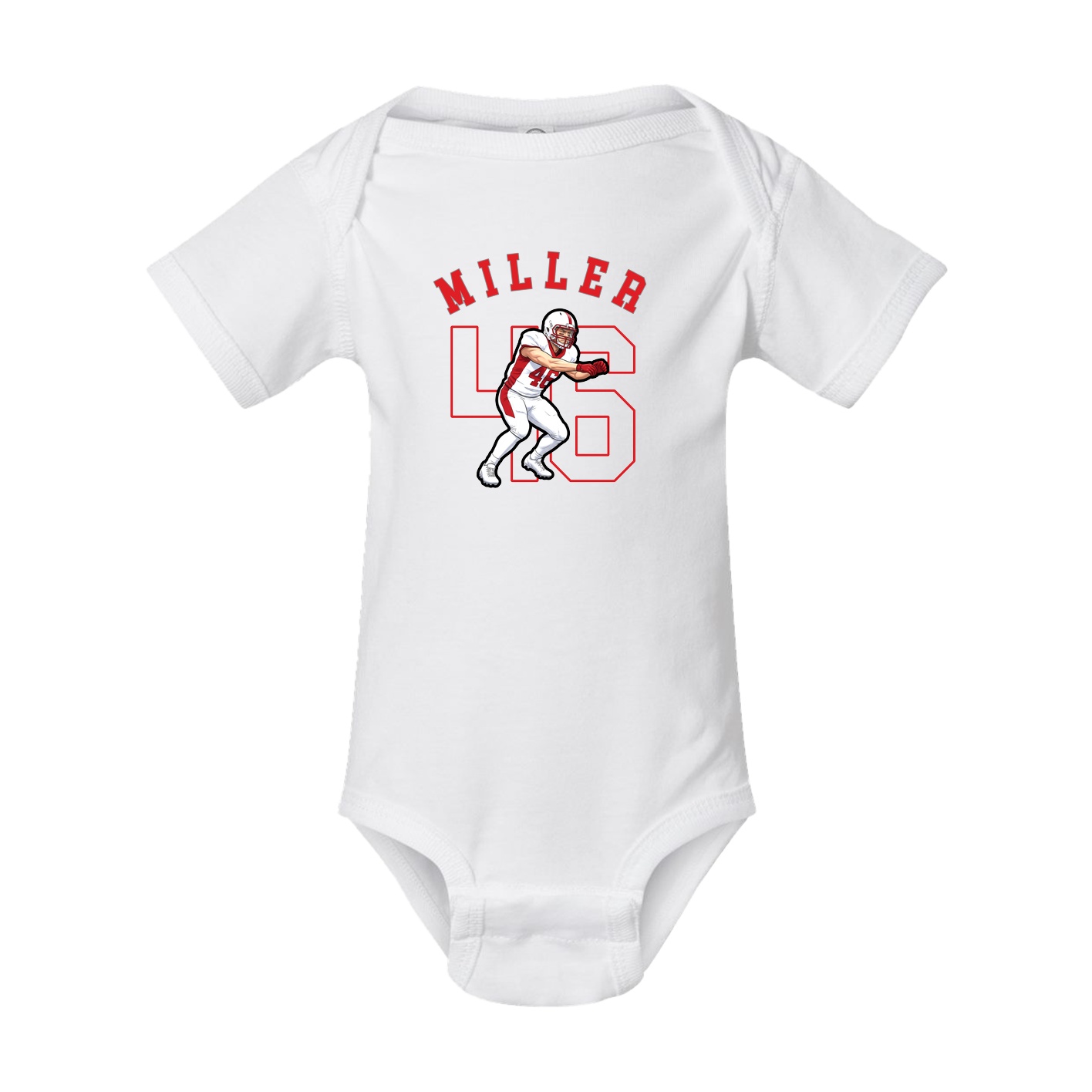 Baby Onesie — Shirsey Arch in White