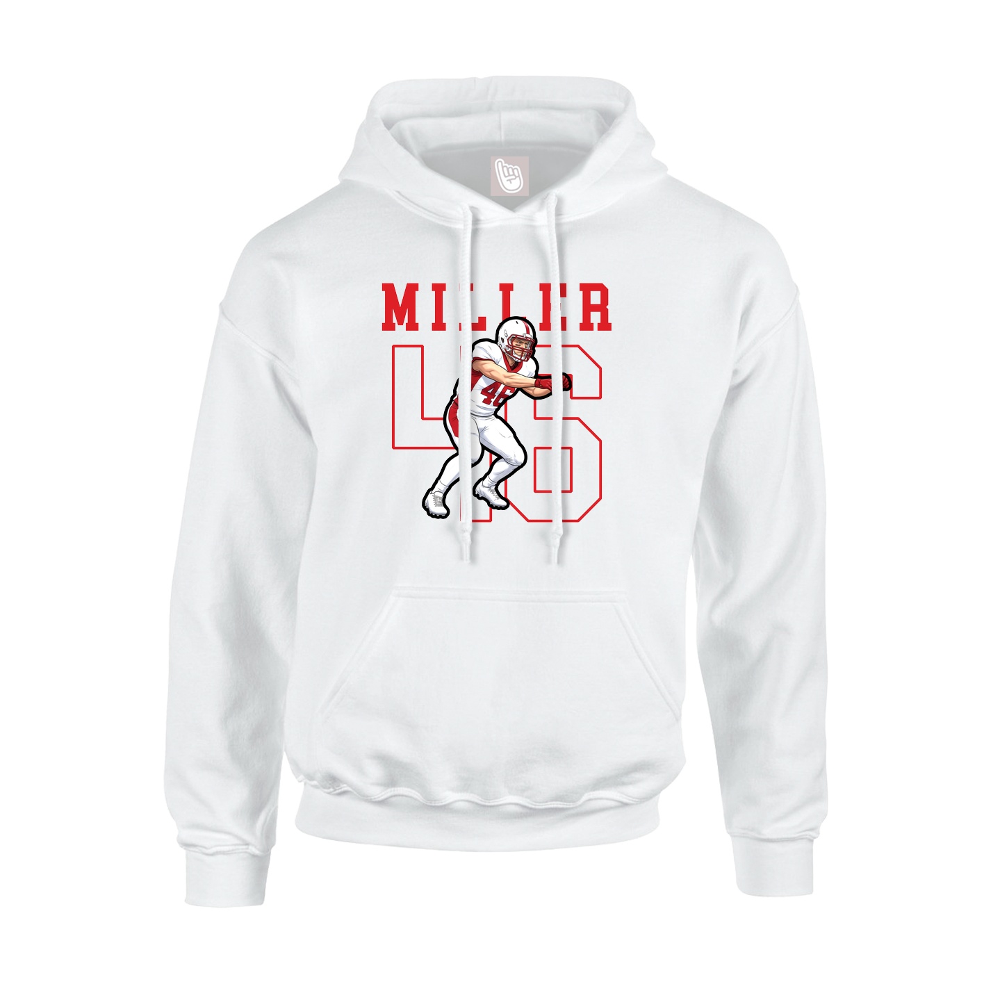 Hoodie — Shirsey in White