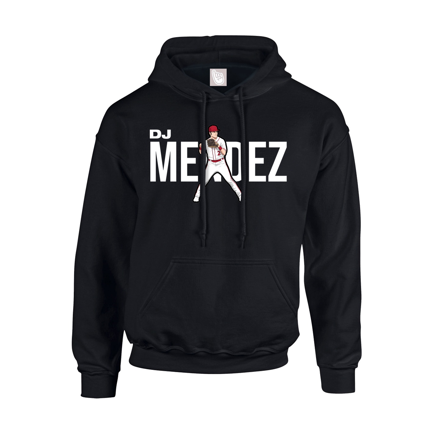 Hoodie — Player Name in Black